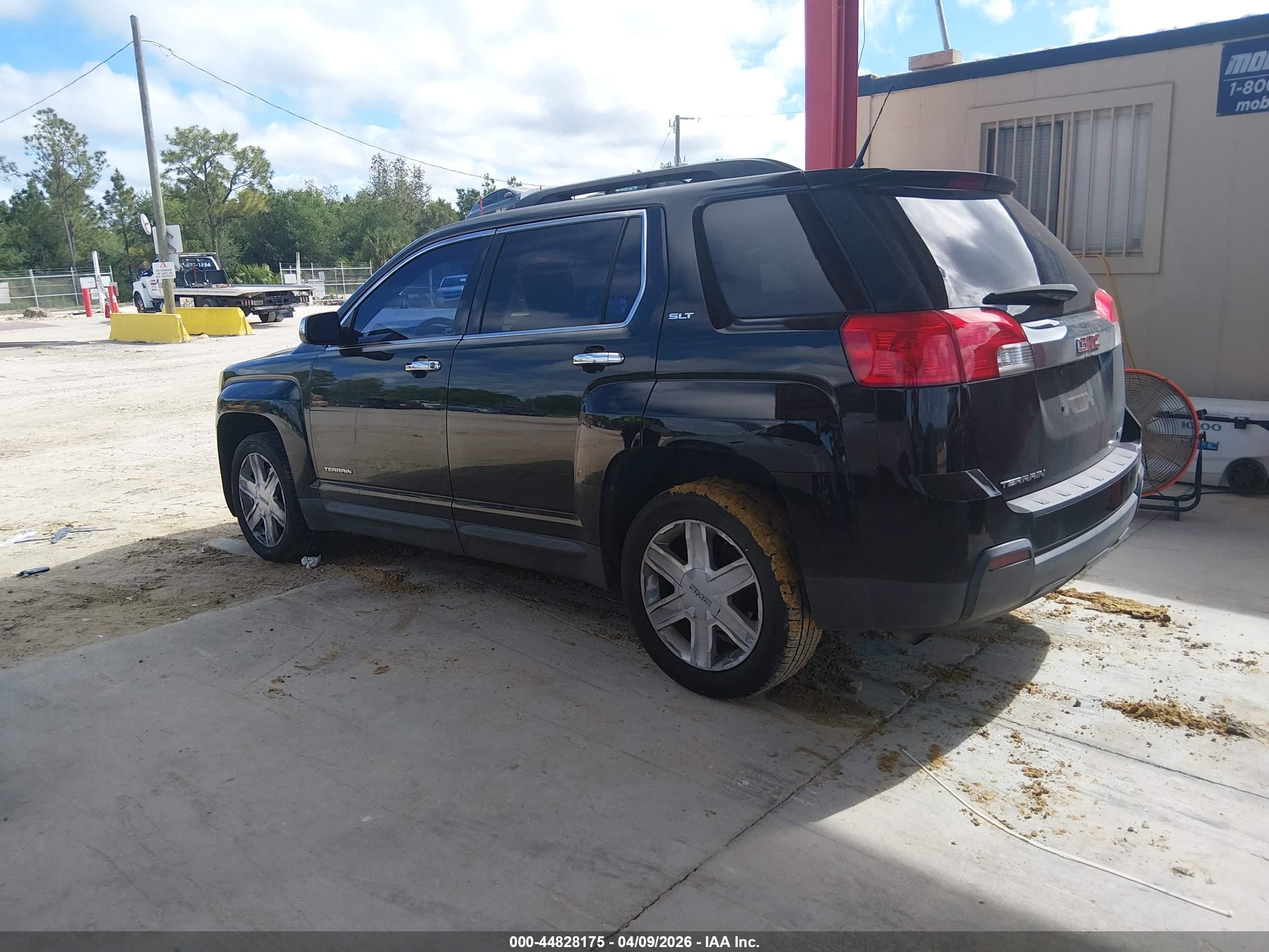 2012 Gmc Terrain Slt-1 Black vin: 2GKALUEK8C6270204