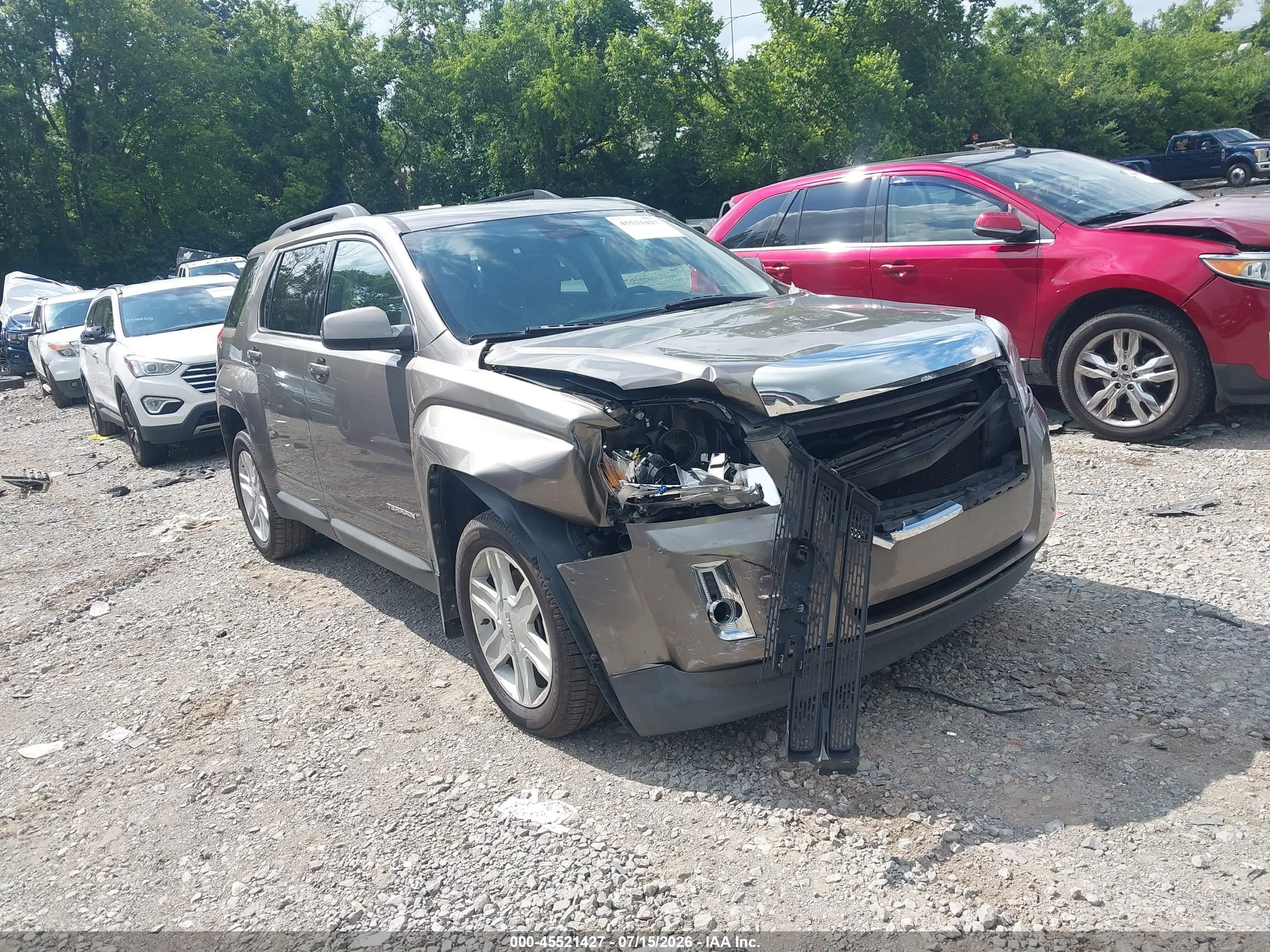 2012 Gmc Terrain Slt-1 Gray vin: 2GKALUEK8C6294616