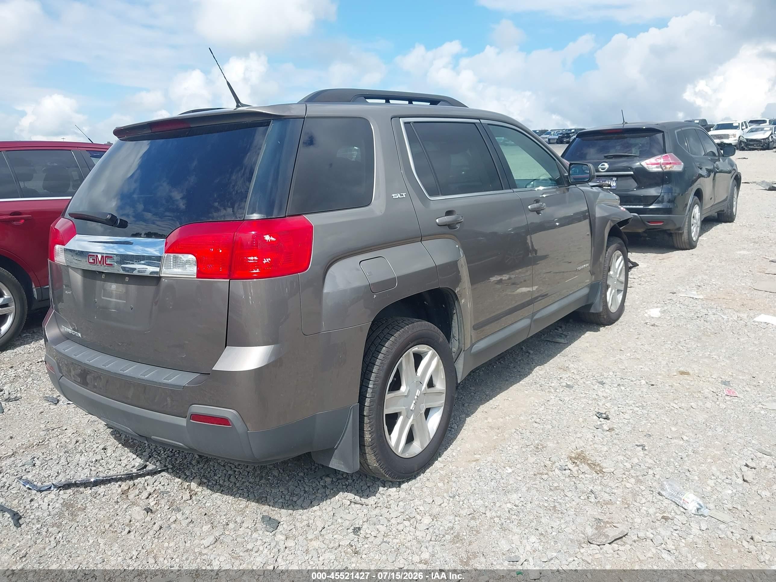 2012 Gmc Terrain Slt-1 Gray vin: 2GKALUEK8C6294616