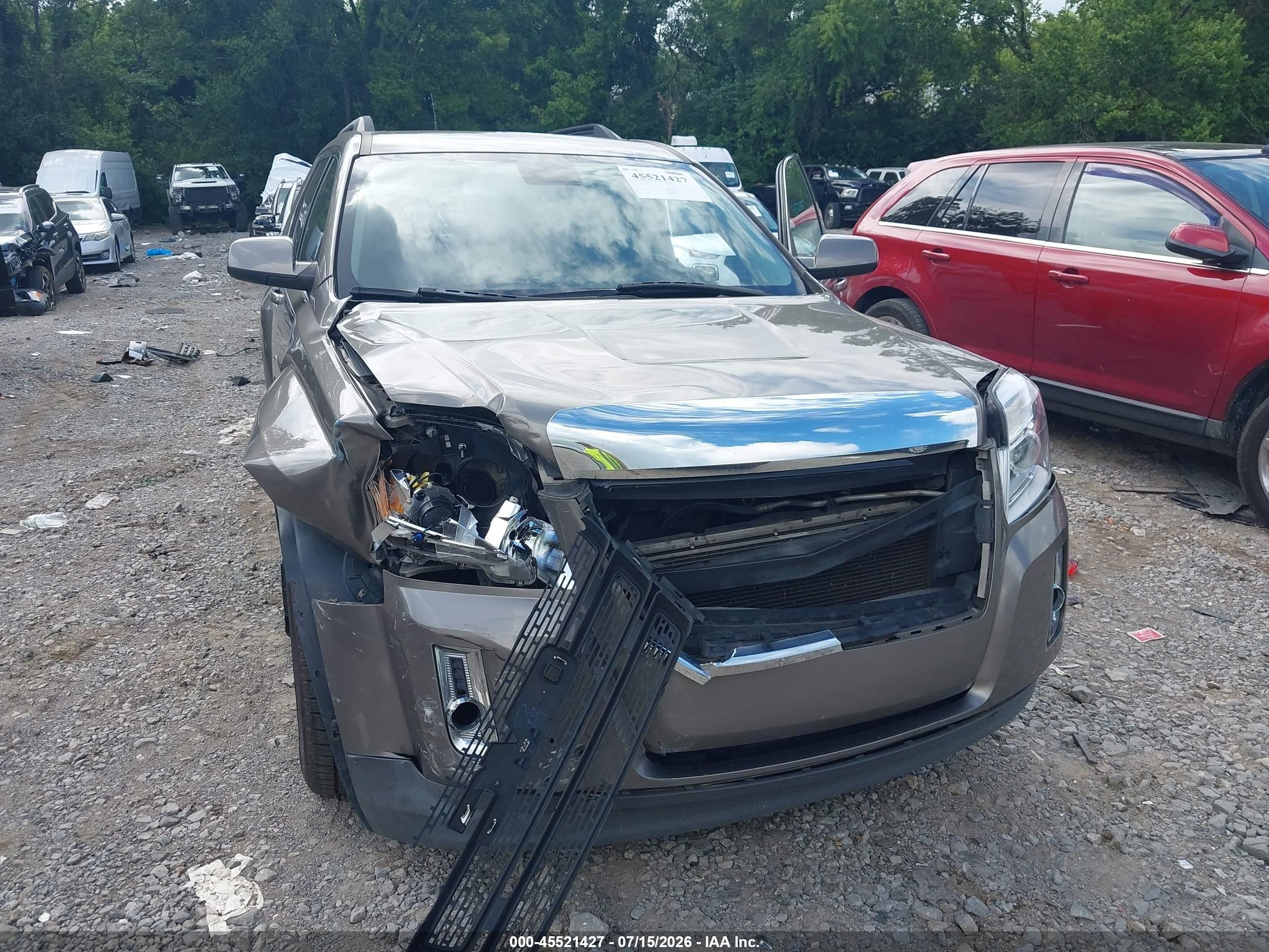 2012 Gmc Terrain Slt-1 Gray vin: 2GKALUEK8C6294616