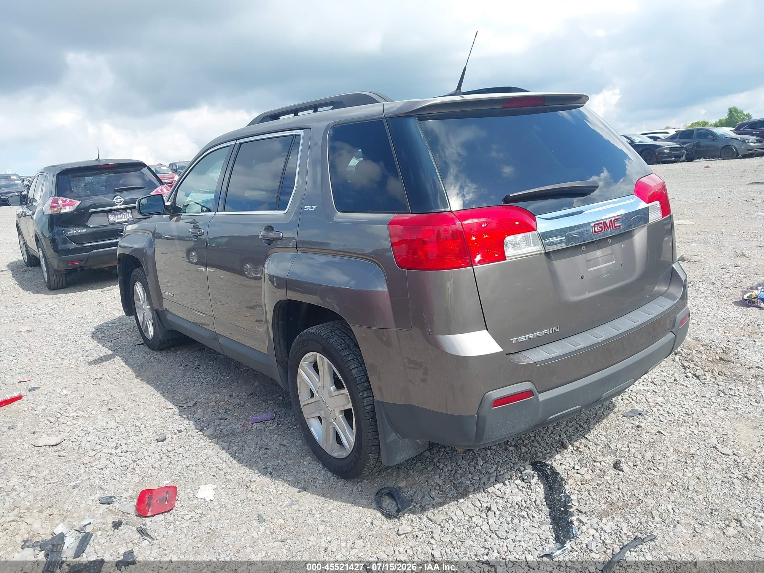 2012 Gmc Terrain Slt-1 Gray vin: 2GKALUEK8C6294616