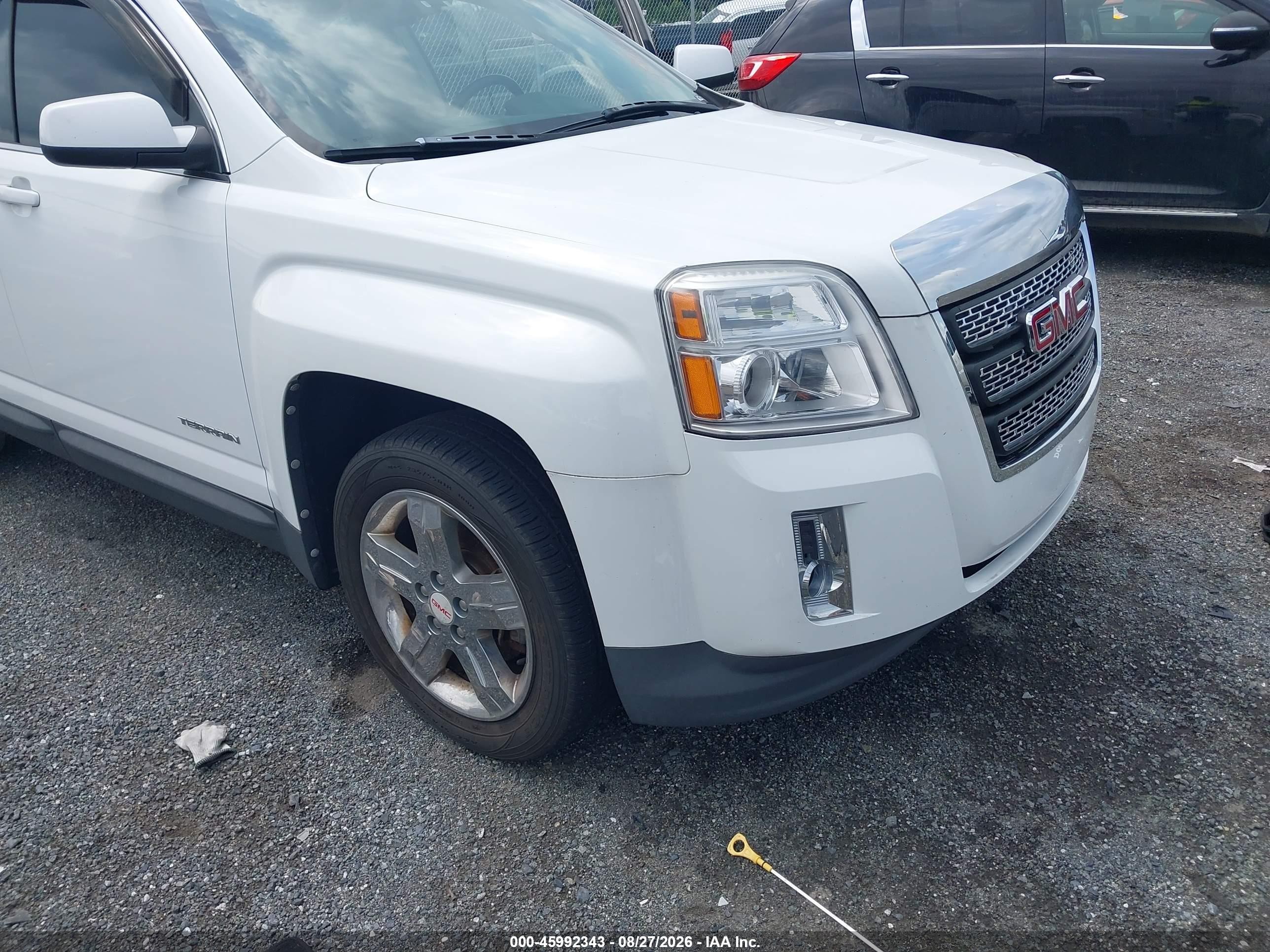 2012 Gmc Terrain Slt-1 White vin: 2GKALUEK8C6314203