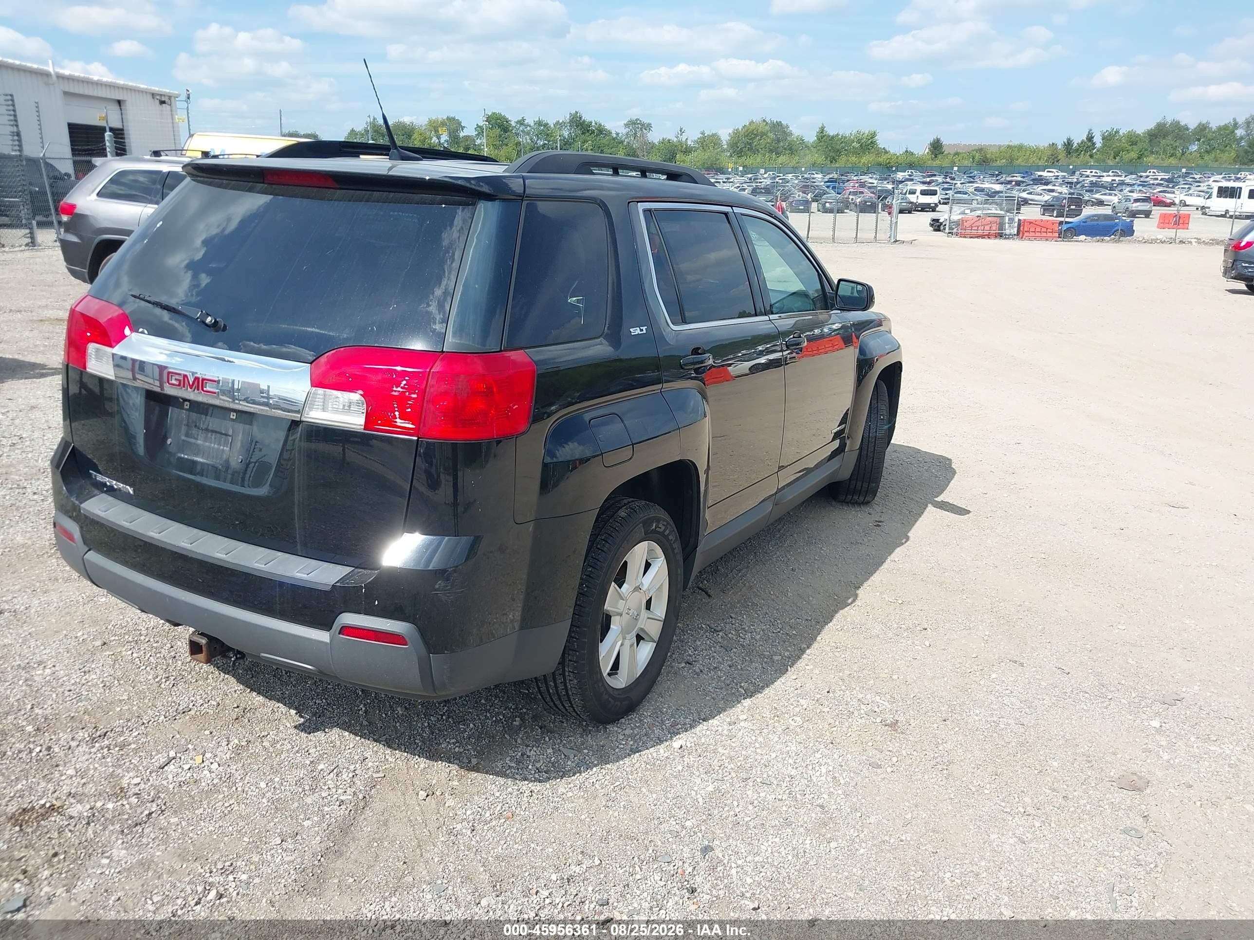 2013 Gmc Terrain Slt-1 Черный vin: 2GKALUEK8D6114262