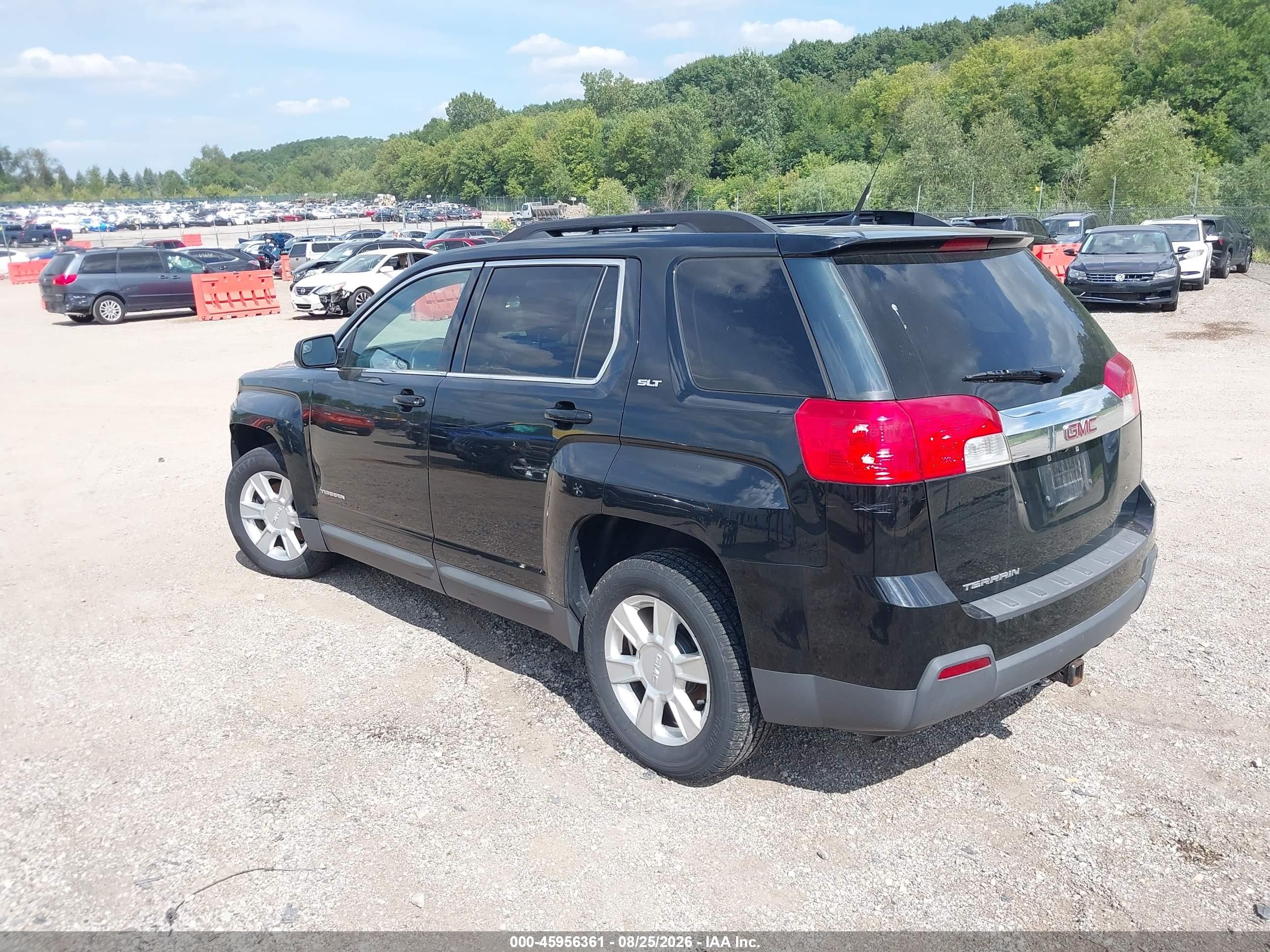 2013 Gmc Terrain Slt-1 Черный vin: 2GKALUEK8D6114262