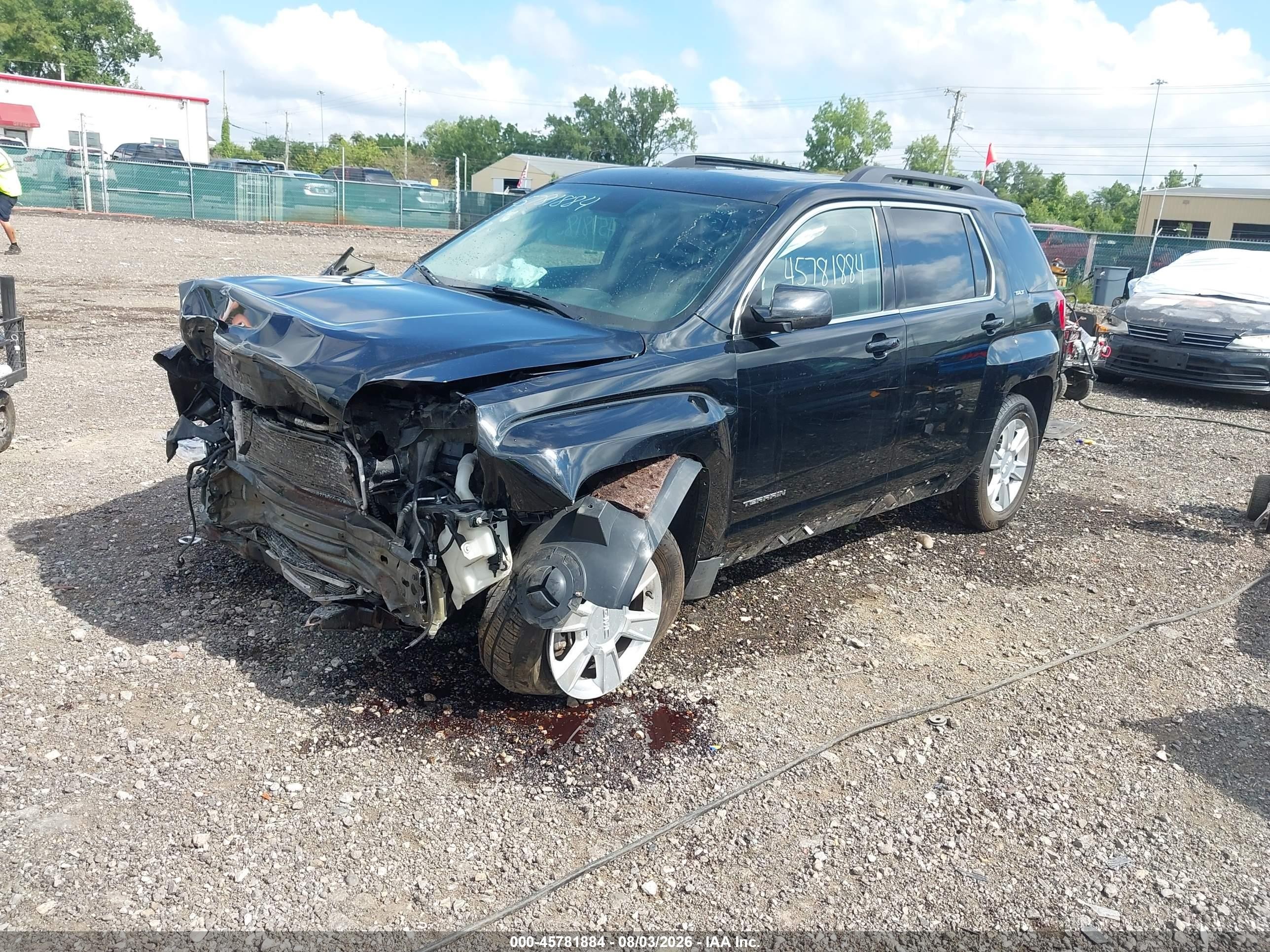 2013 Gmc Terrain Slt-1 Черный vin: 2GKALUEK8D6202132