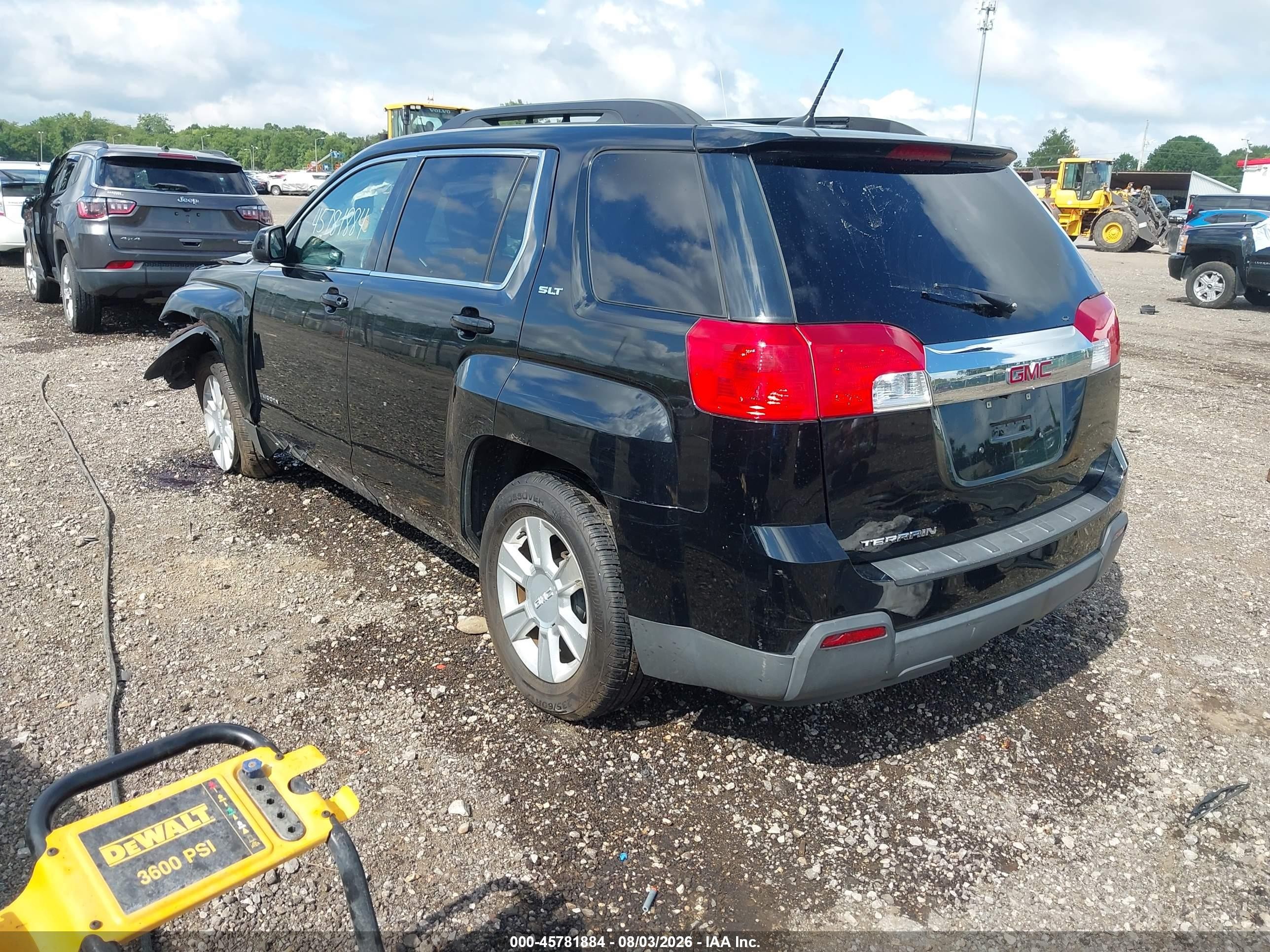 2013 Gmc Terrain Slt-1 Черный vin: 2GKALUEK8D6202132