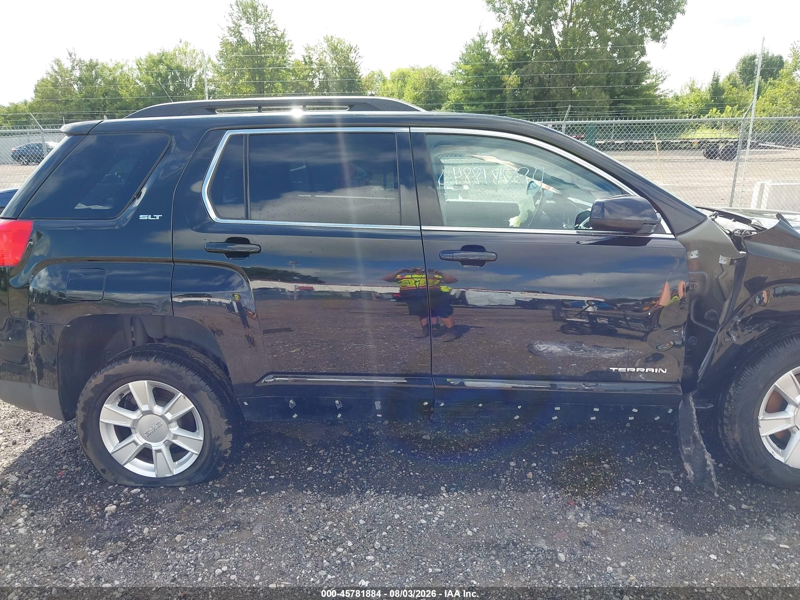 2013 Gmc Terrain Slt-1 Черный vin: 2GKALUEK8D6202132