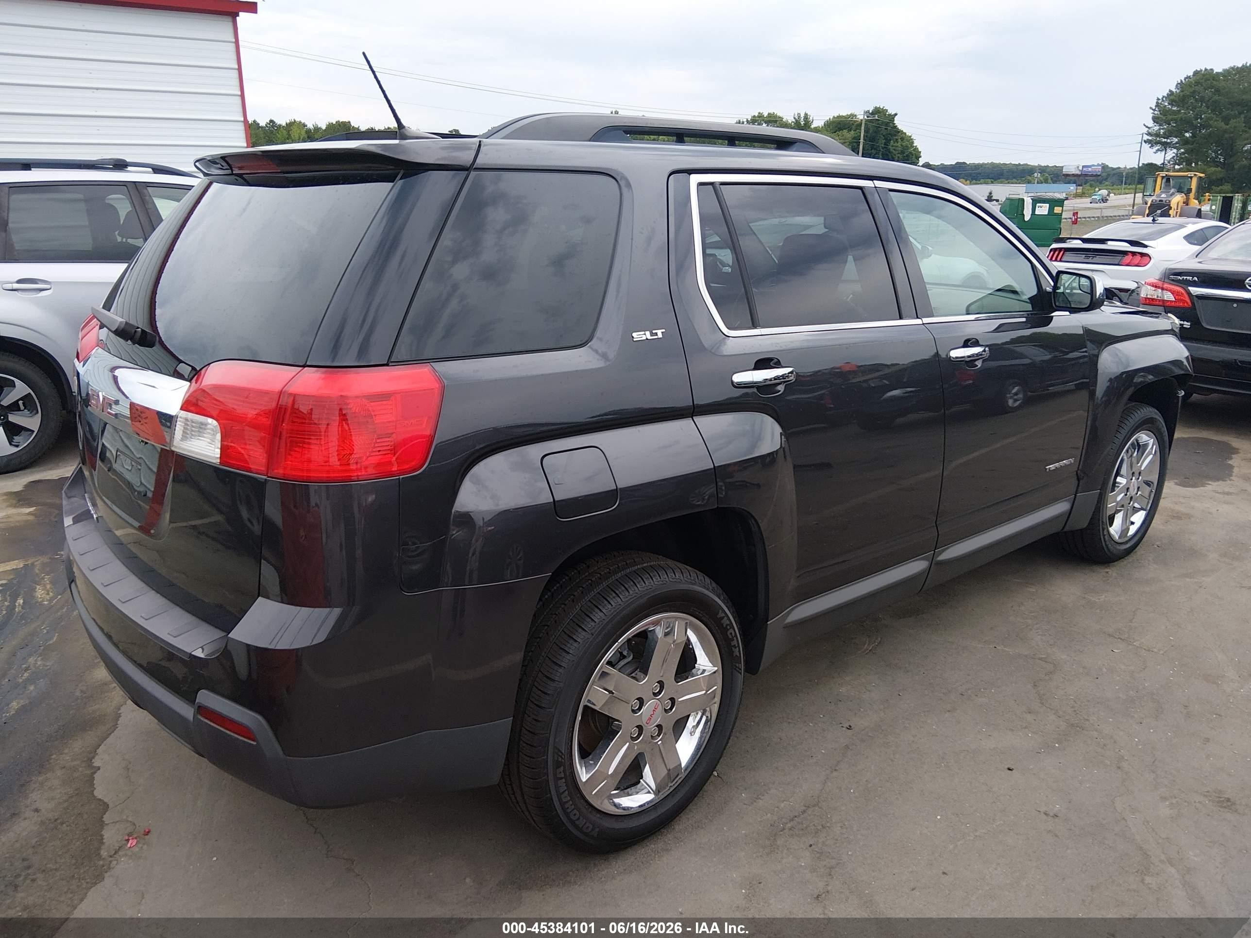 2013 Gmc Terrain Slt-1 Black vin: 2GKALUEK8D6351706