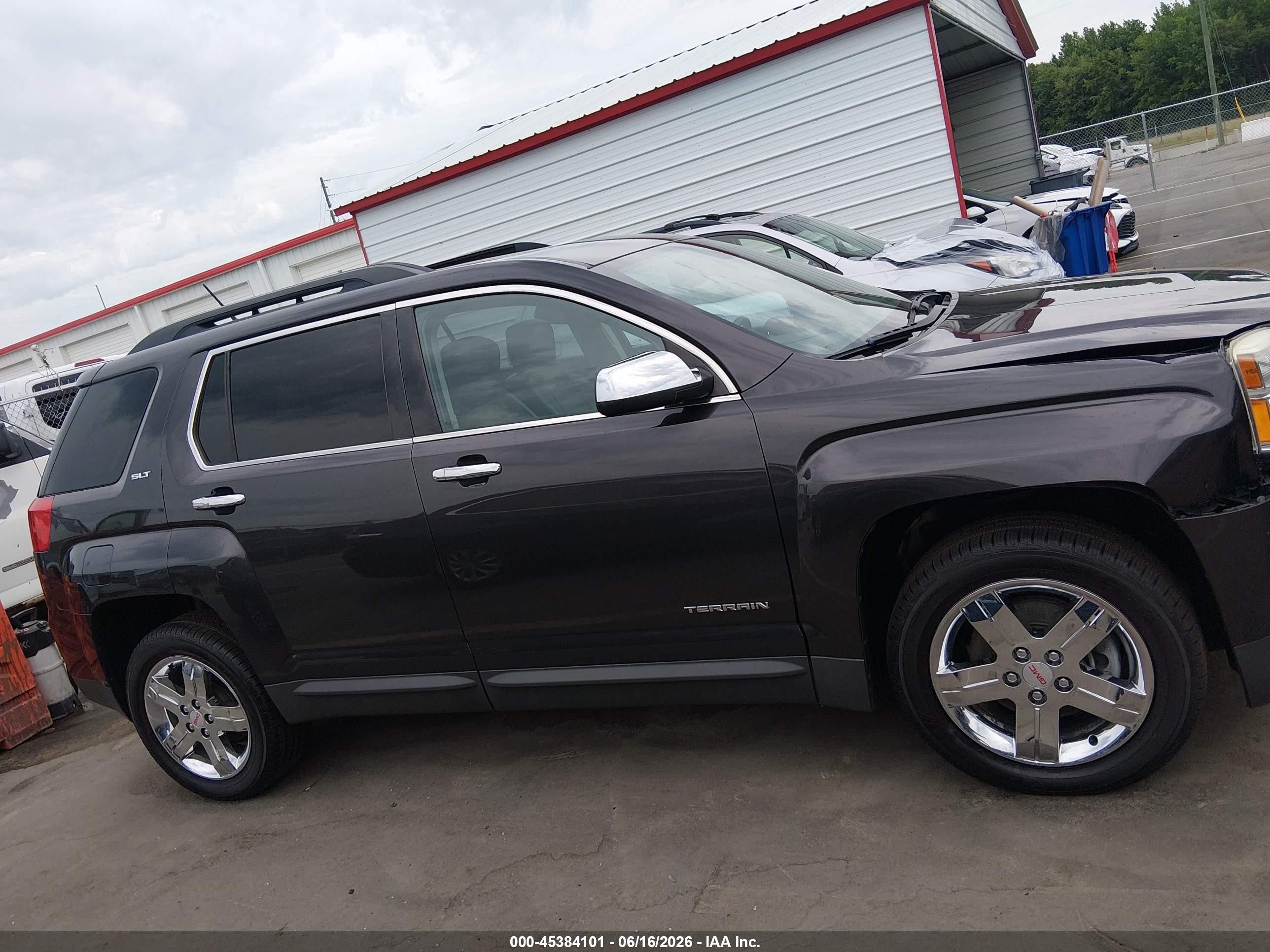 2013 Gmc Terrain Slt-1 Black vin: 2GKALUEK8D6351706