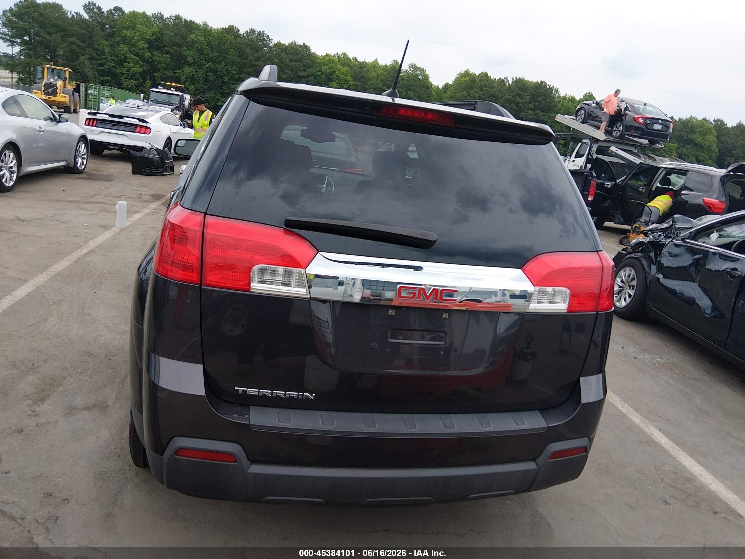 2013 Gmc Terrain Slt-1 Black vin: 2GKALUEK8D6351706