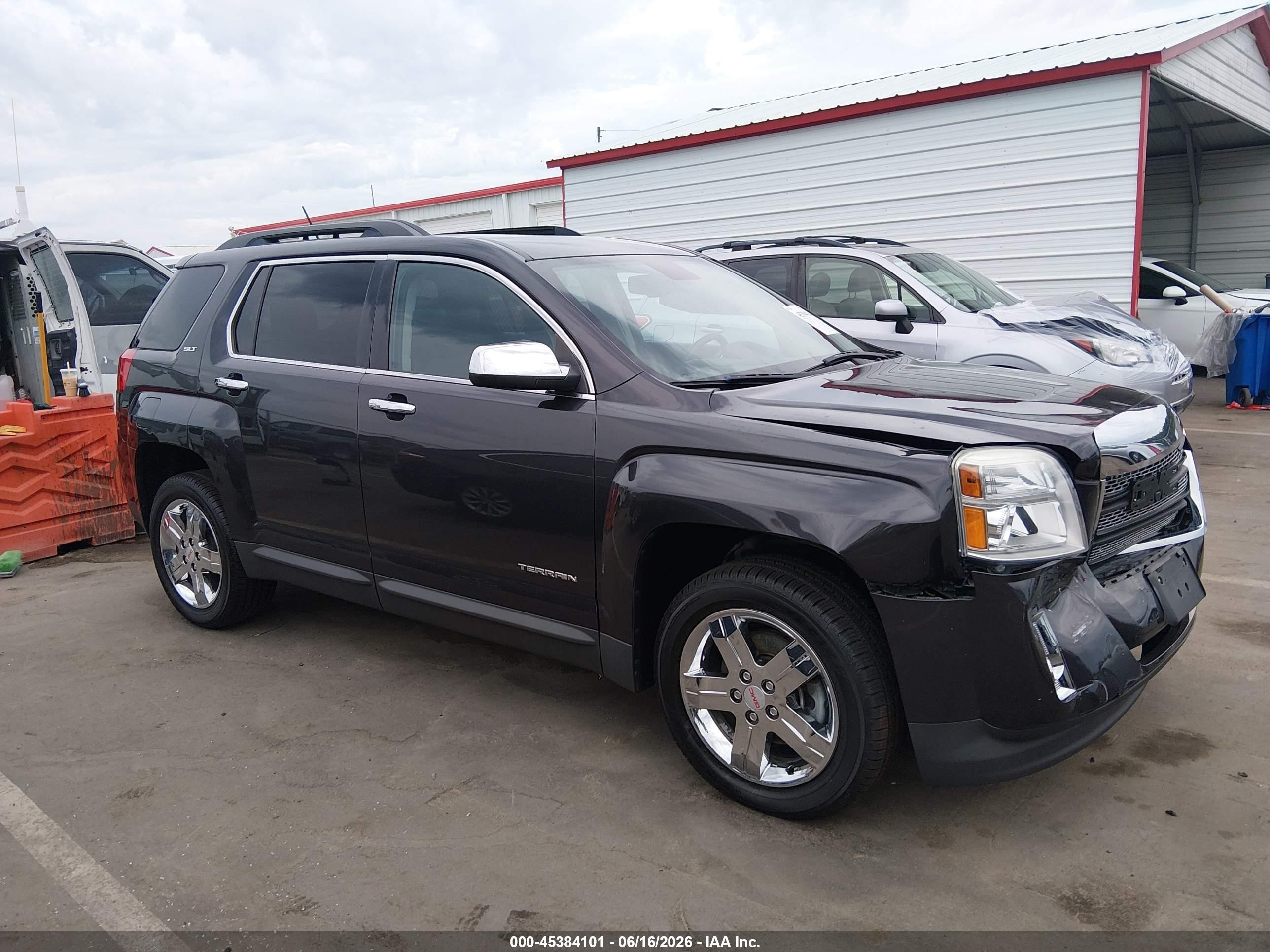 2013 Gmc Terrain Slt-1 Black vin: 2GKALUEK8D6351706