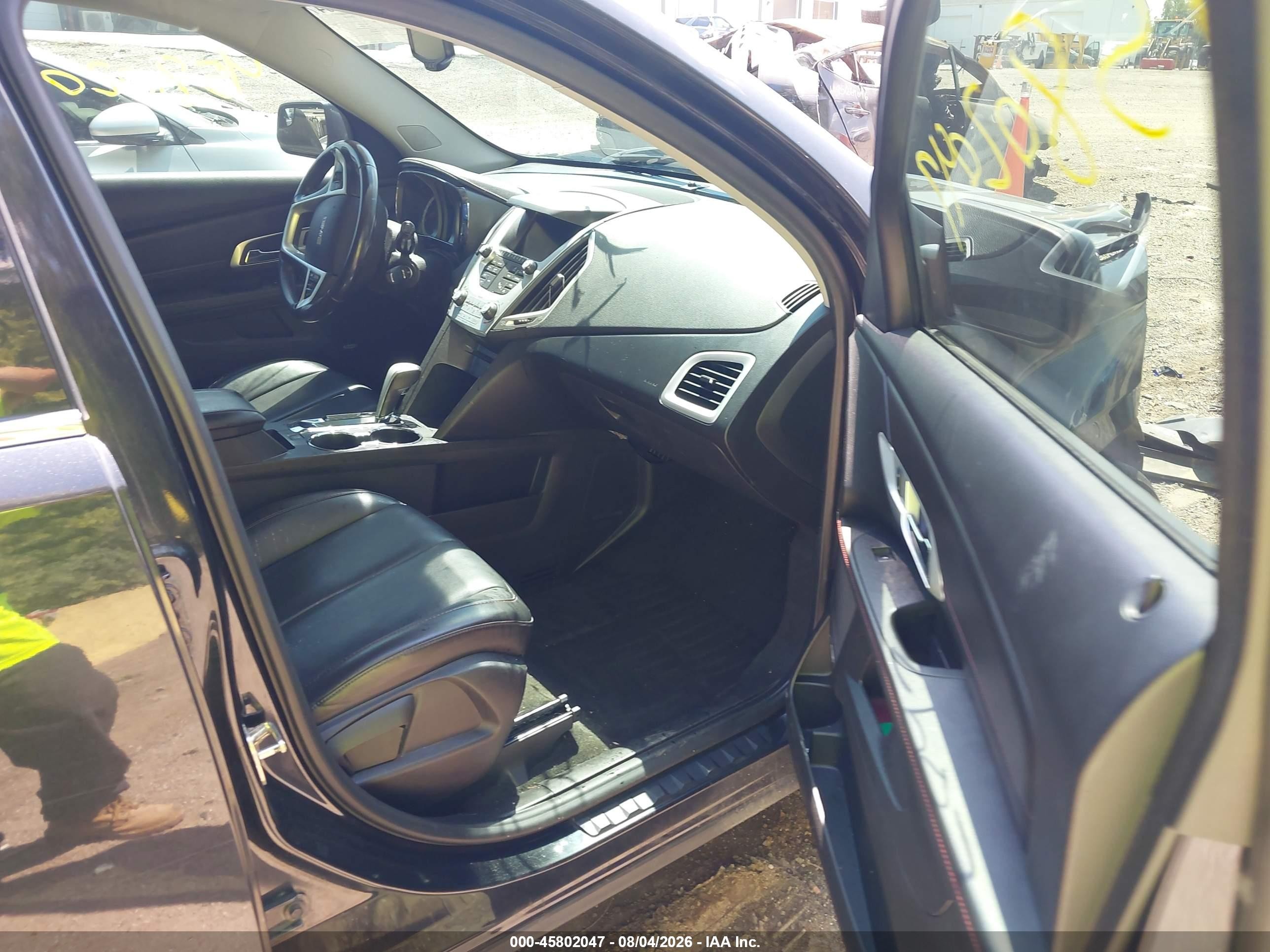 2013 Gmc Terrain Slt-1 Black vin: 2GKALUEK8D6419308