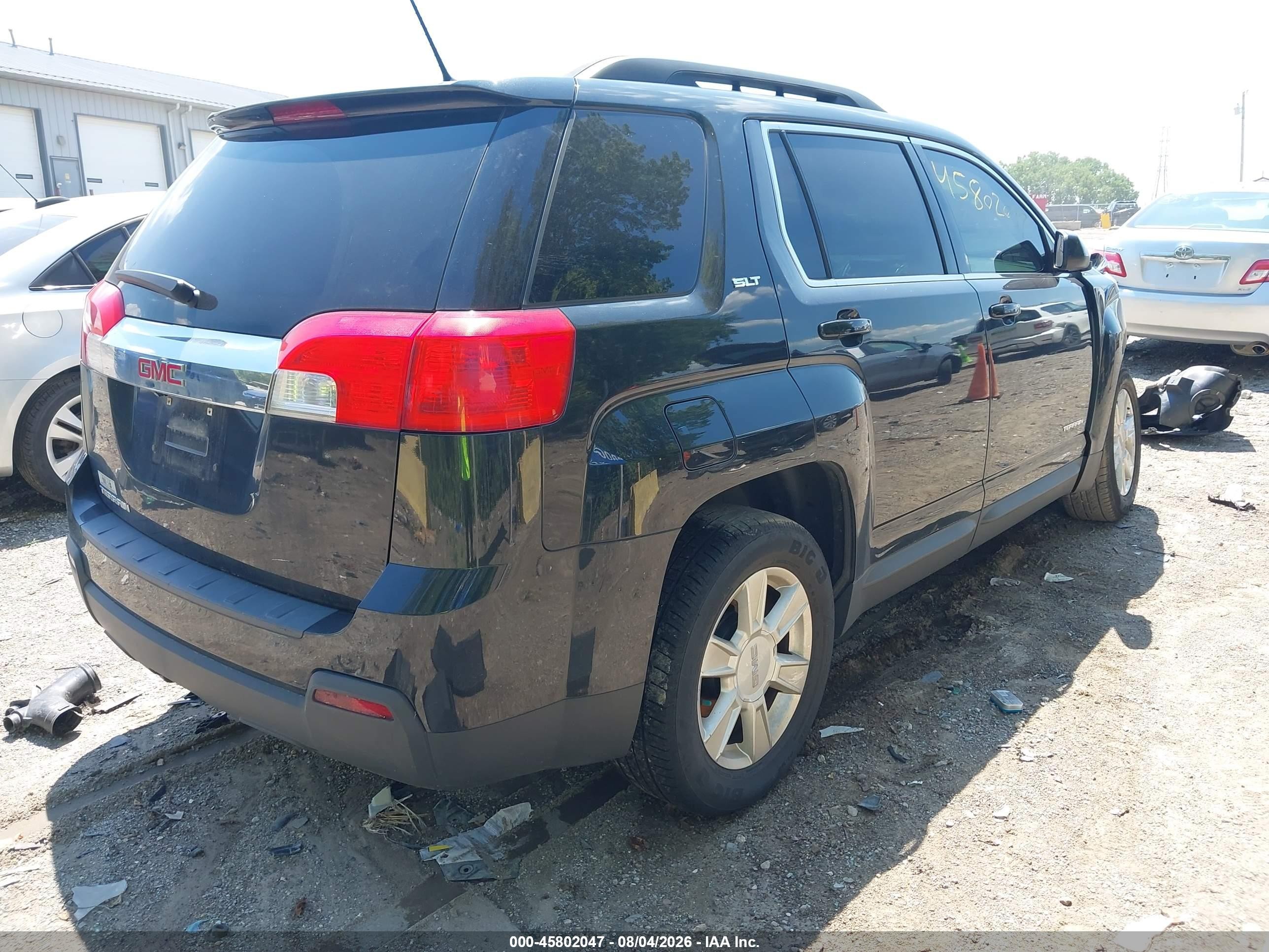 2013 Gmc Terrain Slt-1 Black vin: 2GKALUEK8D6419308