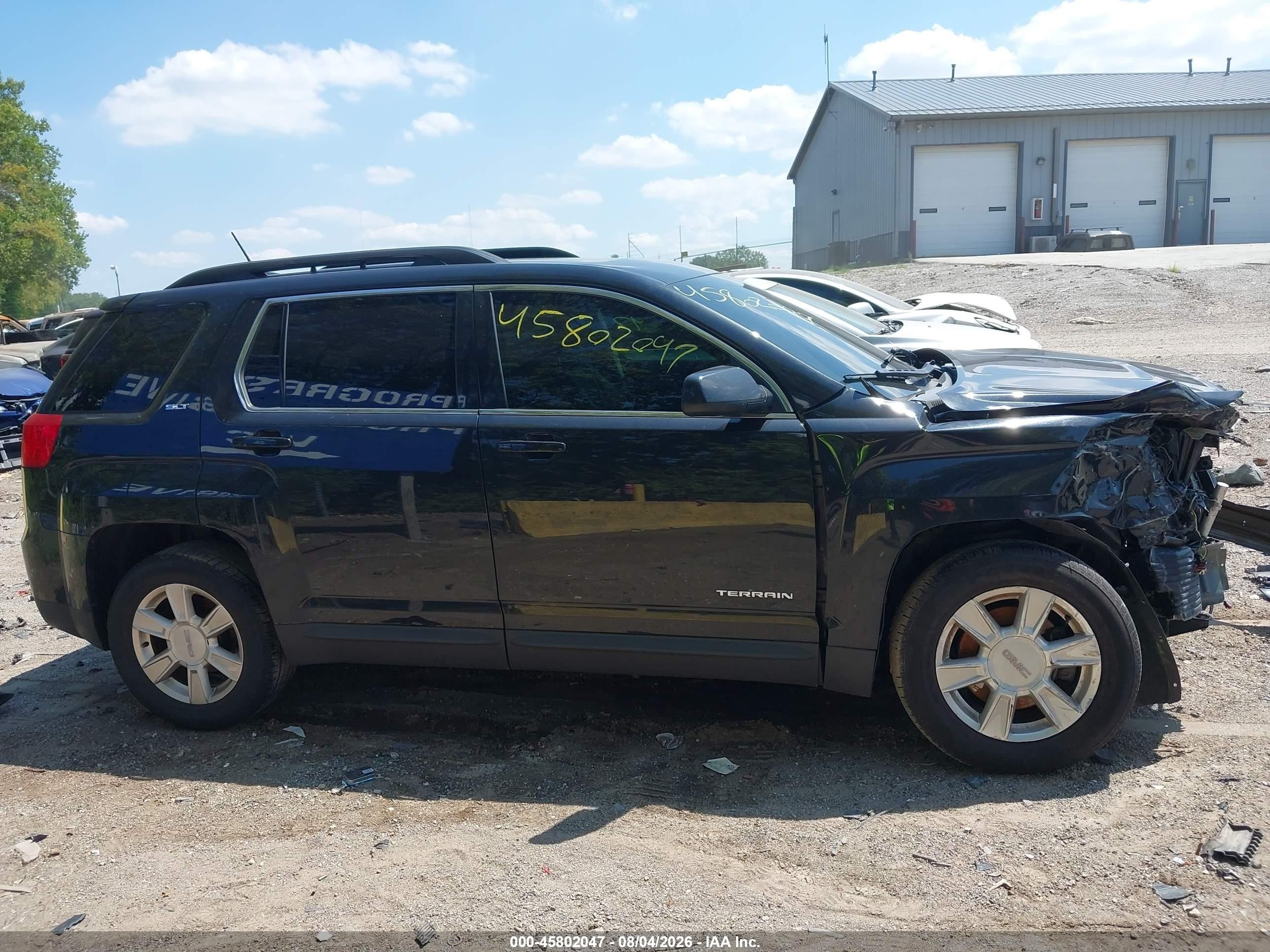 2013 Gmc Terrain Slt-1 Black vin: 2GKALUEK8D6419308