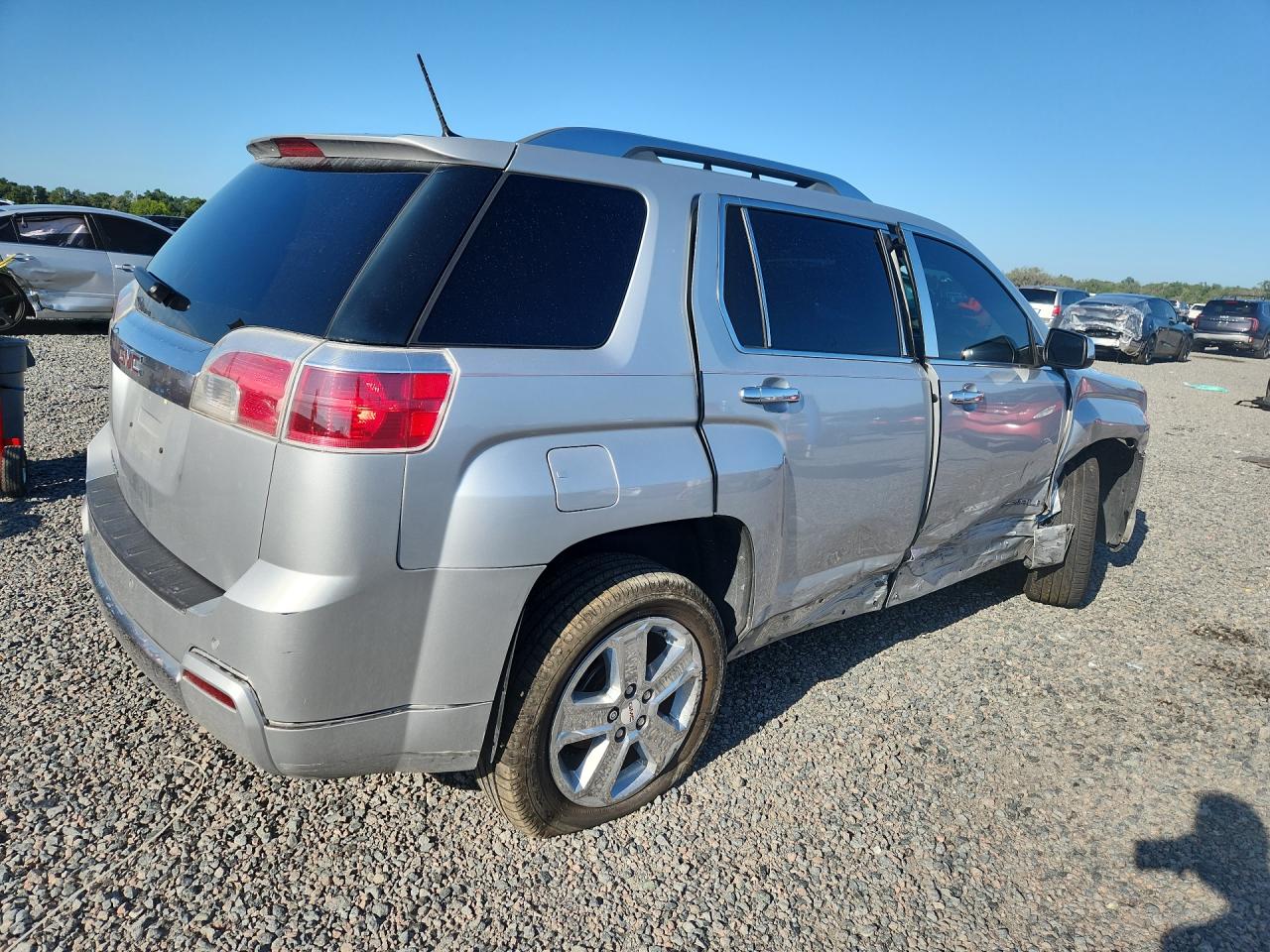 2014 Gmc Terrain Denali Silver vin: 2GKALUEK8E6141186
