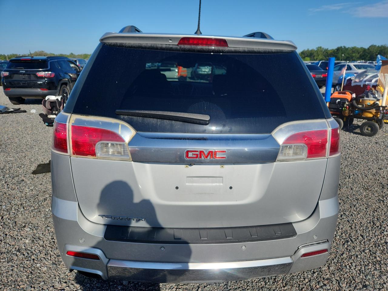 2014 Gmc Terrain Denali Silver vin: 2GKALUEK8E6141186