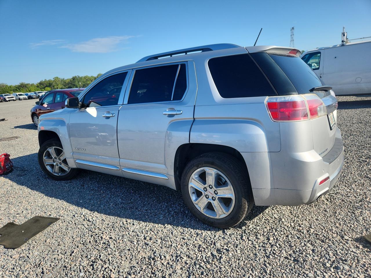 2014 Gmc Terrain Denali Silver vin: 2GKALUEK8E6141186