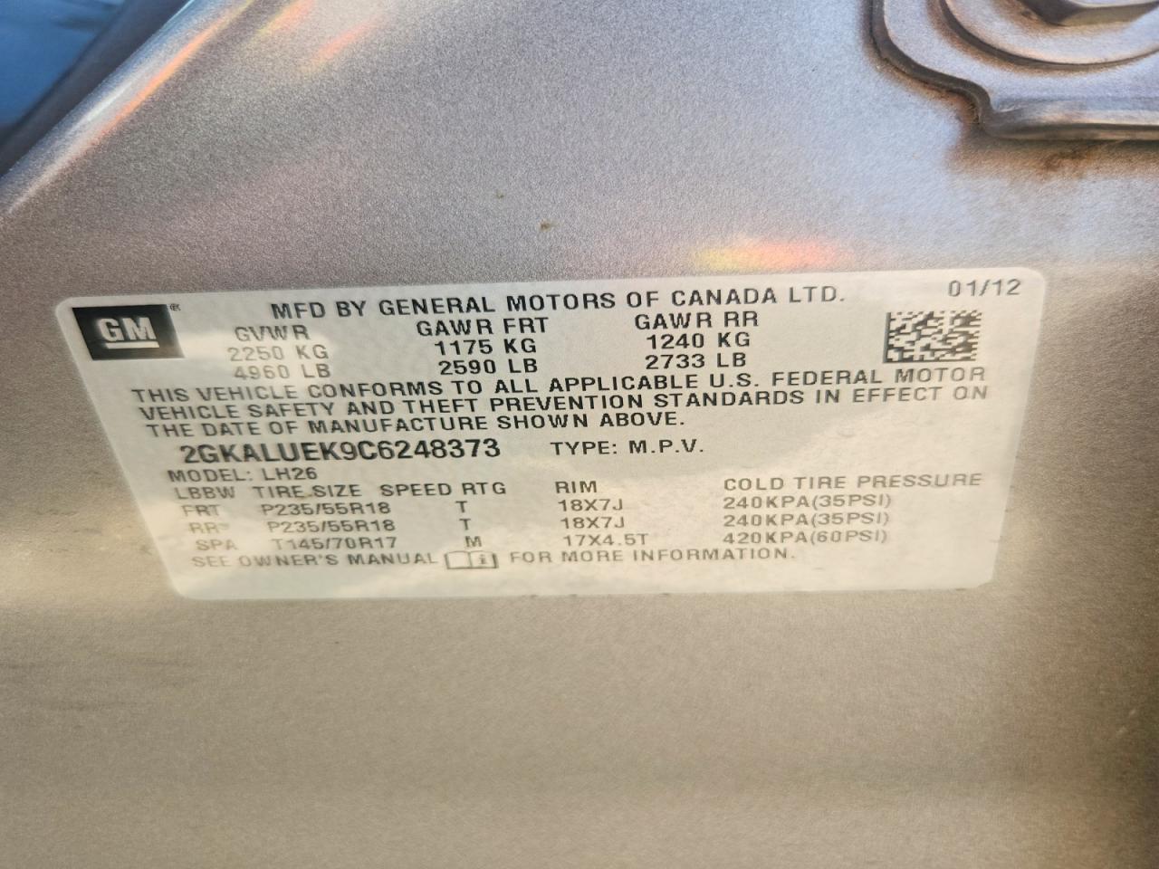 2012 Gmc Terrain Slt Серый vin: 2GKALUEK9C6248373