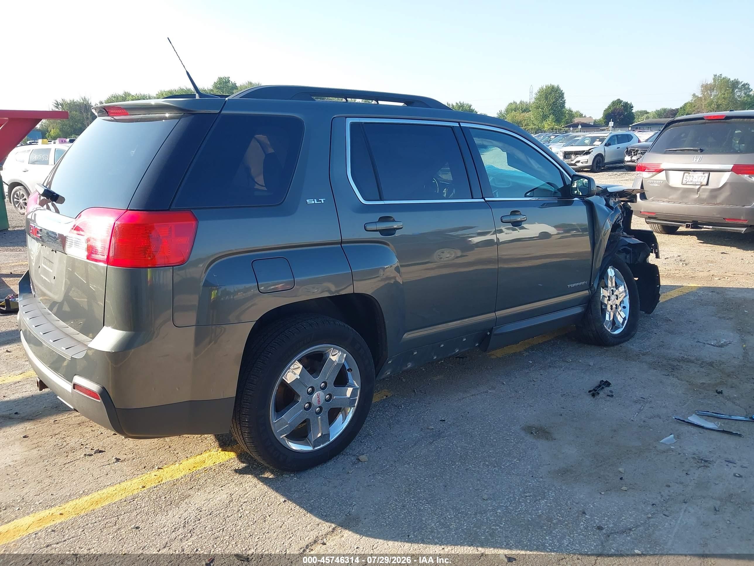 2013 Gmc Terrain Slt-1 Gray vin: 2GKALUEK9D6138697