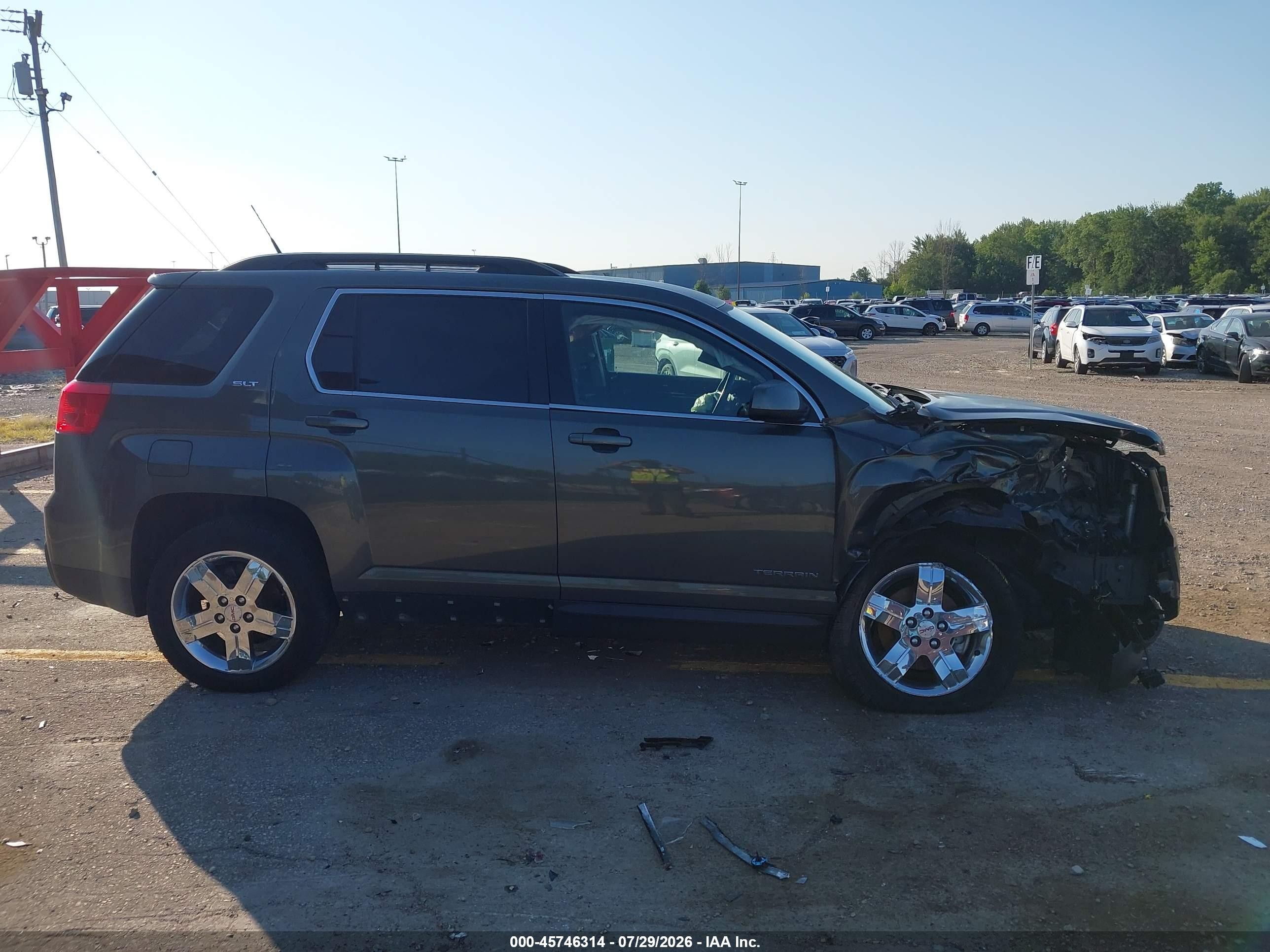 2013 Gmc Terrain Slt-1 Gray vin: 2GKALUEK9D6138697