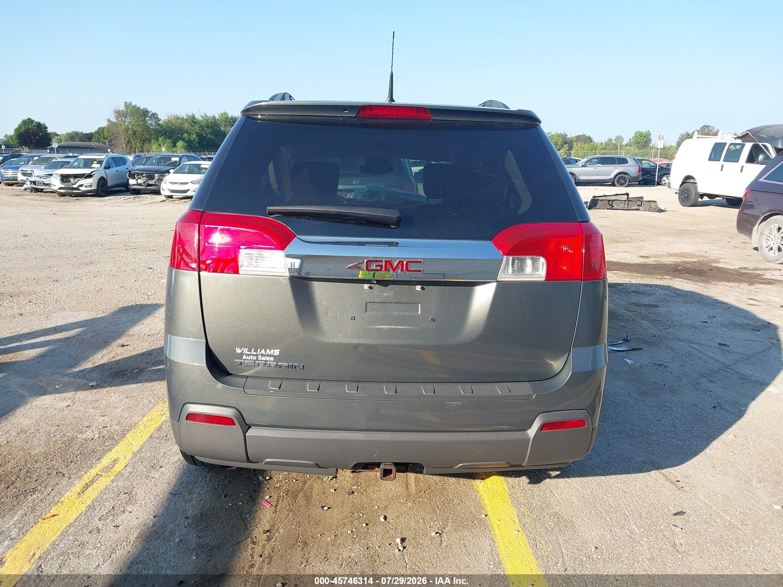 2013 Gmc Terrain Slt-1 Gray vin: 2GKALUEK9D6138697
