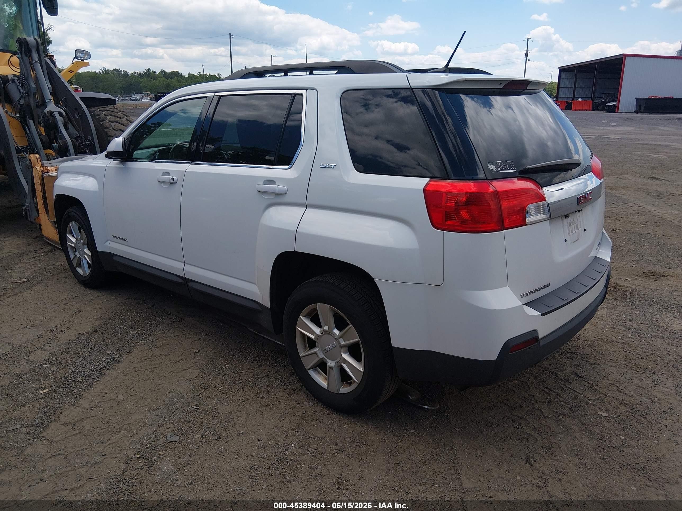 2013 Gmc Terrain Slt-1 White vin: 2GKALUEK9D6298899