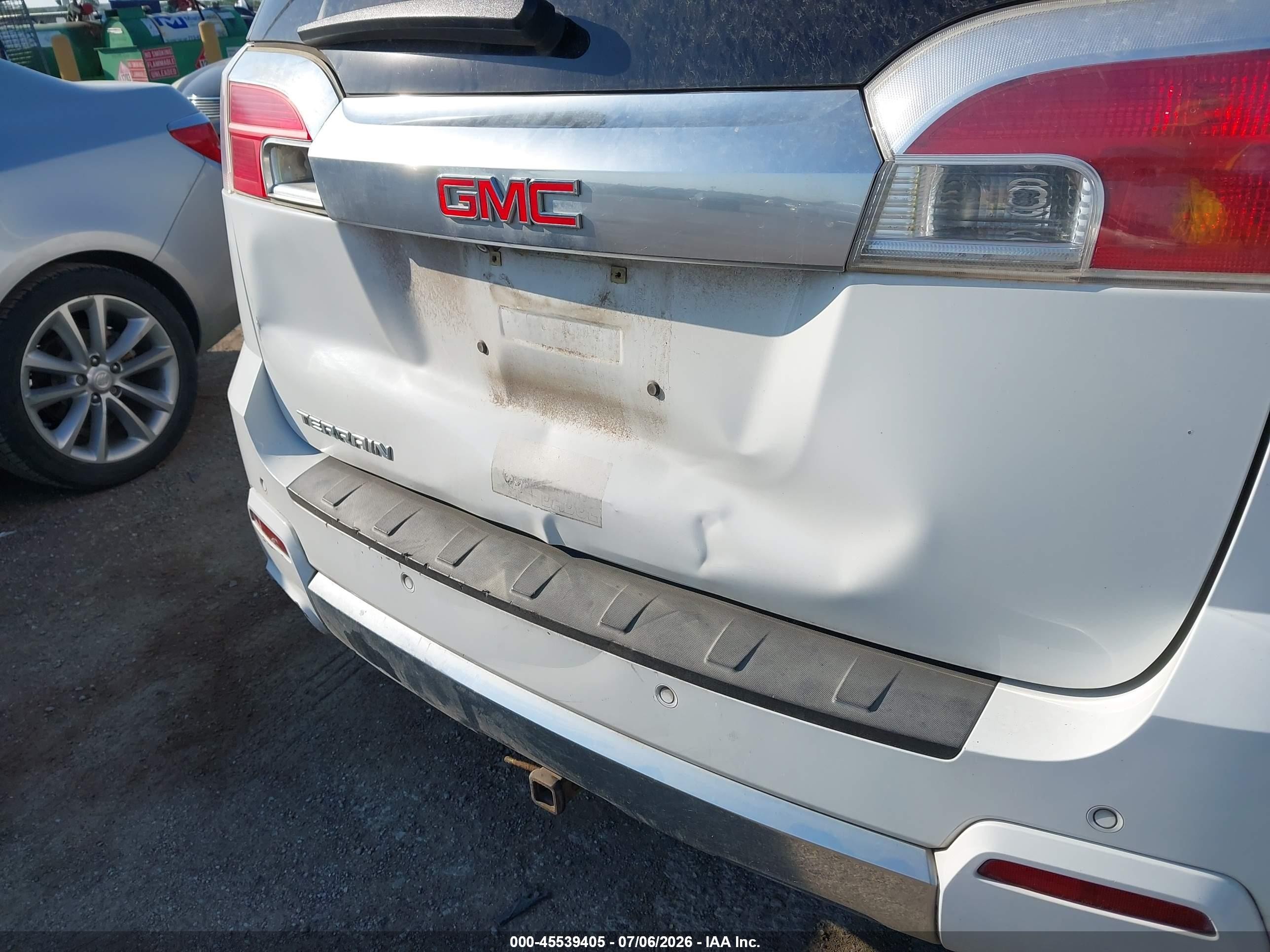 2014 Gmc Terrain Denali White vin: 2GKALUEK9E6137101