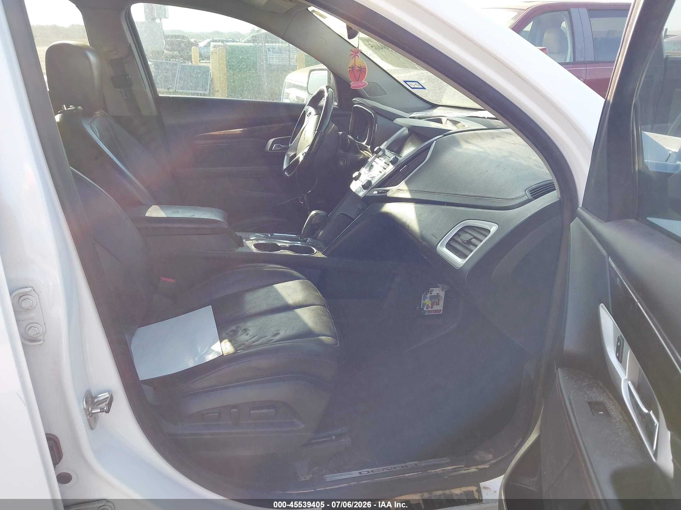2014 Gmc Terrain Denali White vin: 2GKALUEK9E6137101