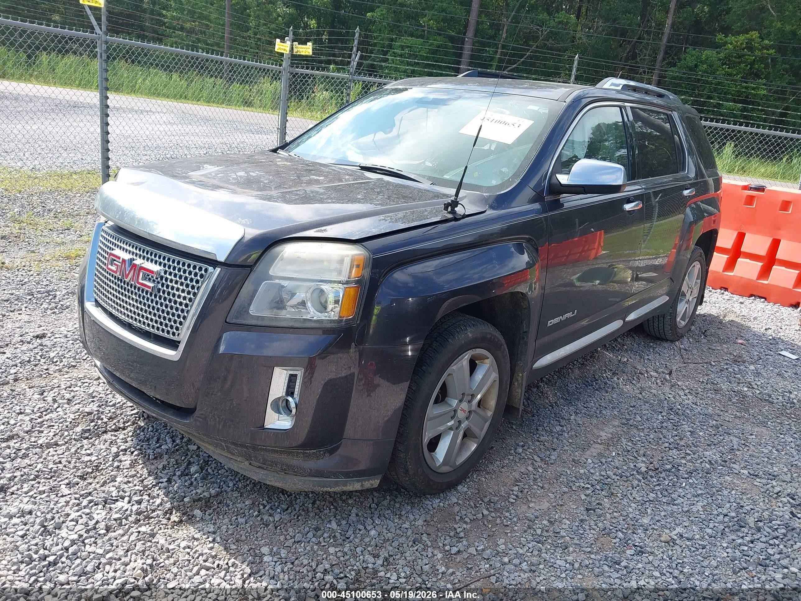 2014 Gmc Terrain Denali Black vin: 2GKALUEK9E6196519