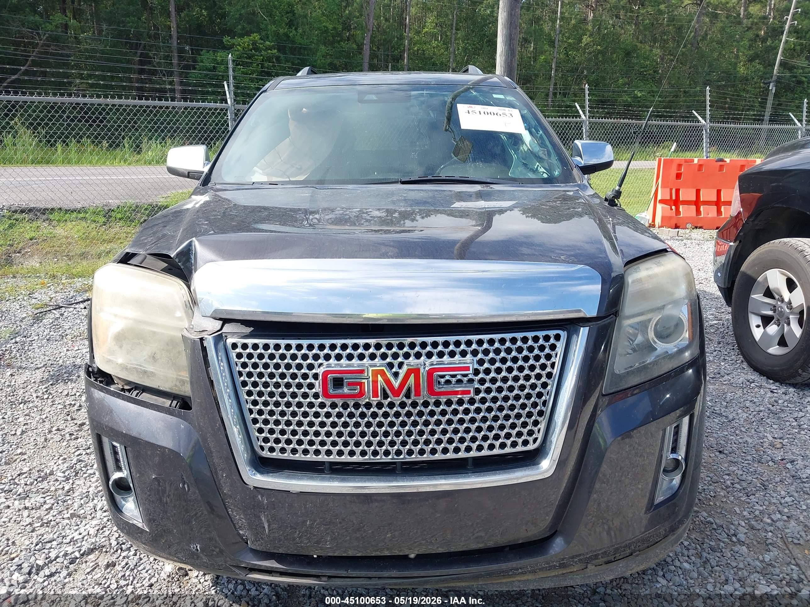2014 Gmc Terrain Denali Black vin: 2GKALUEK9E6196519