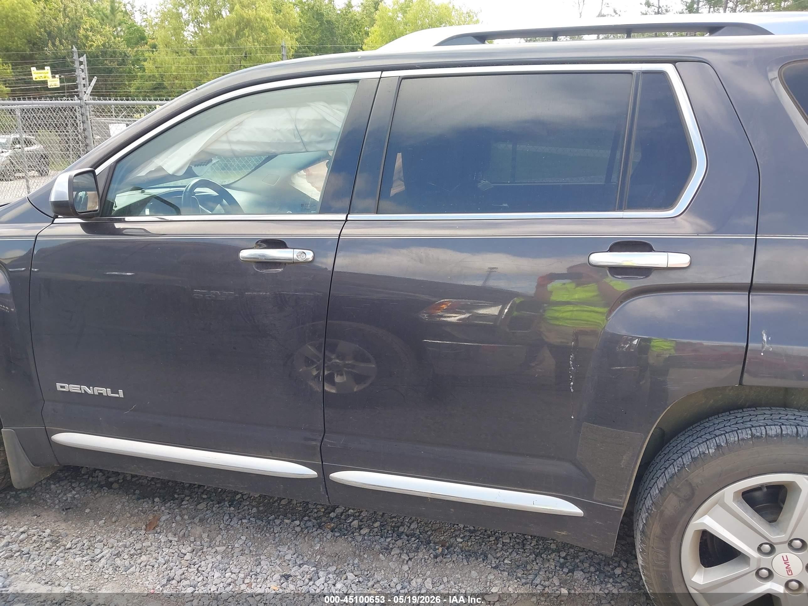 2014 Gmc Terrain Denali Black vin: 2GKALUEK9E6196519