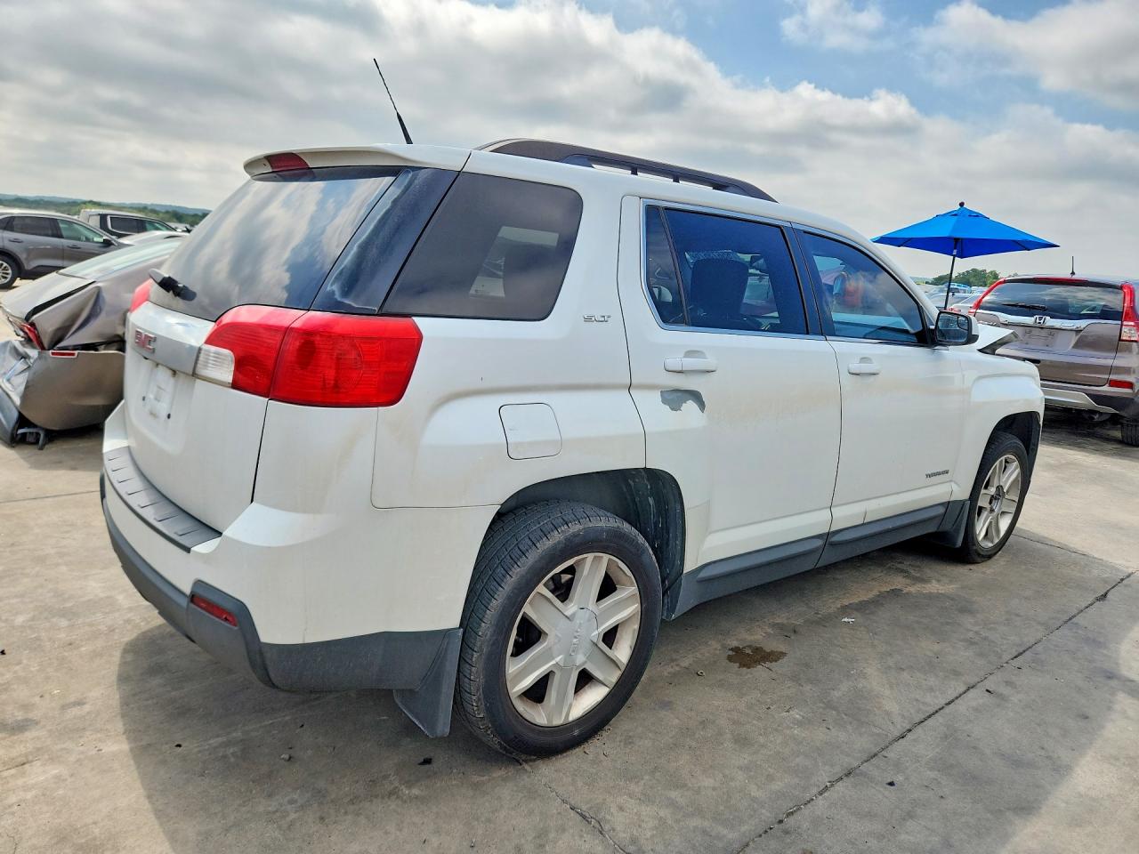 2012 Gmc Terrain Slt White vin: 2GKALUEKXC6351480