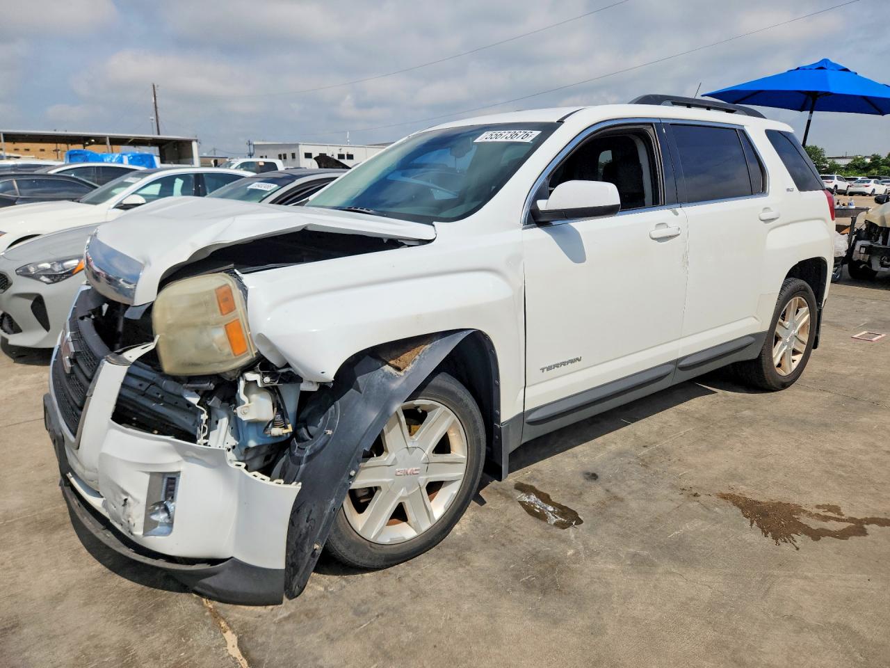 2012 Gmc Terrain Slt White vin: 2GKALUEKXC6351480