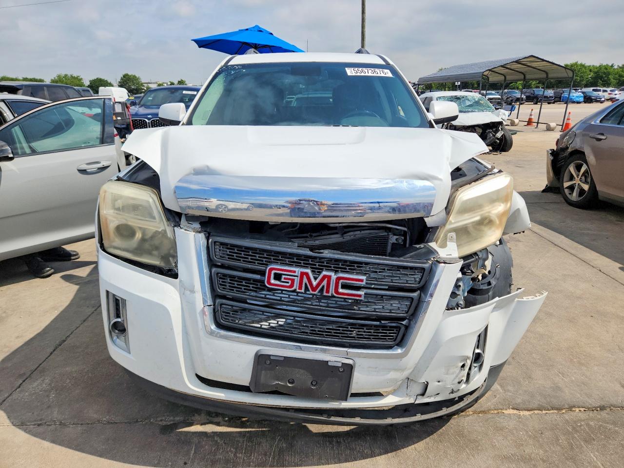 2012 Gmc Terrain Slt White vin: 2GKALUEKXC6351480