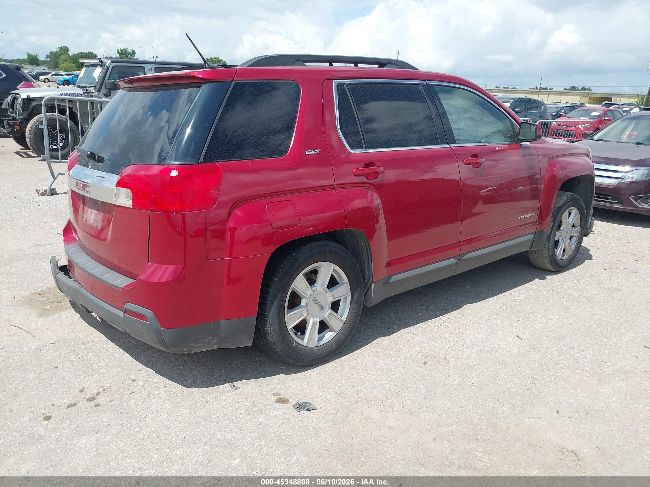 2013 Gmc Terrain Slt-1 Red vin: 2GKALUEKXD6224097