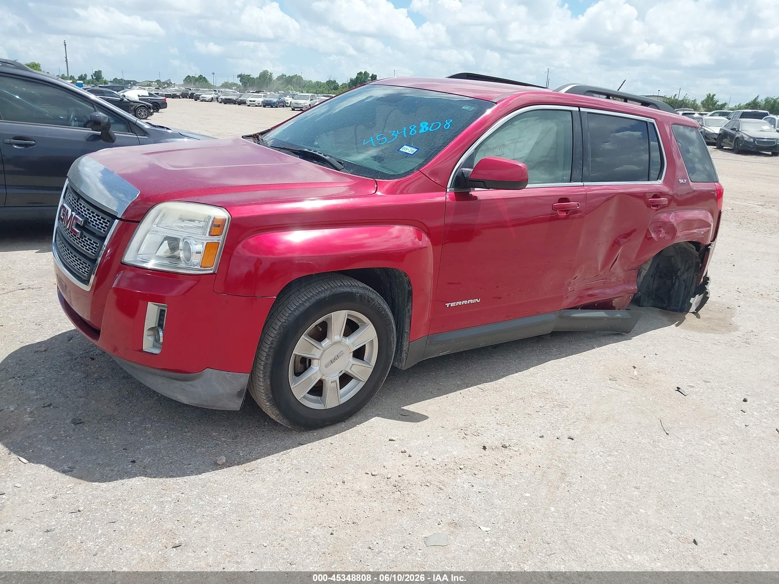2013 Gmc Terrain Slt-1 Red vin: 2GKALUEKXD6224097