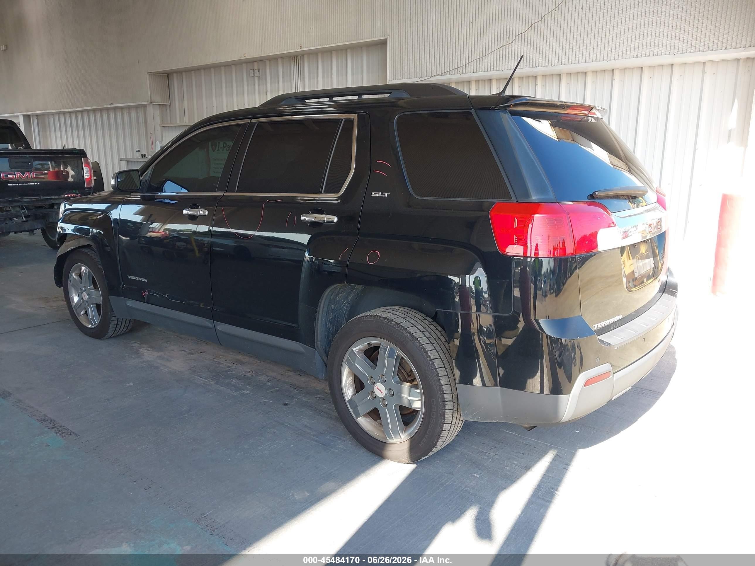 2013 Gmc Terrain Slt-1 Black vin: 2GKALUEKXD6278919