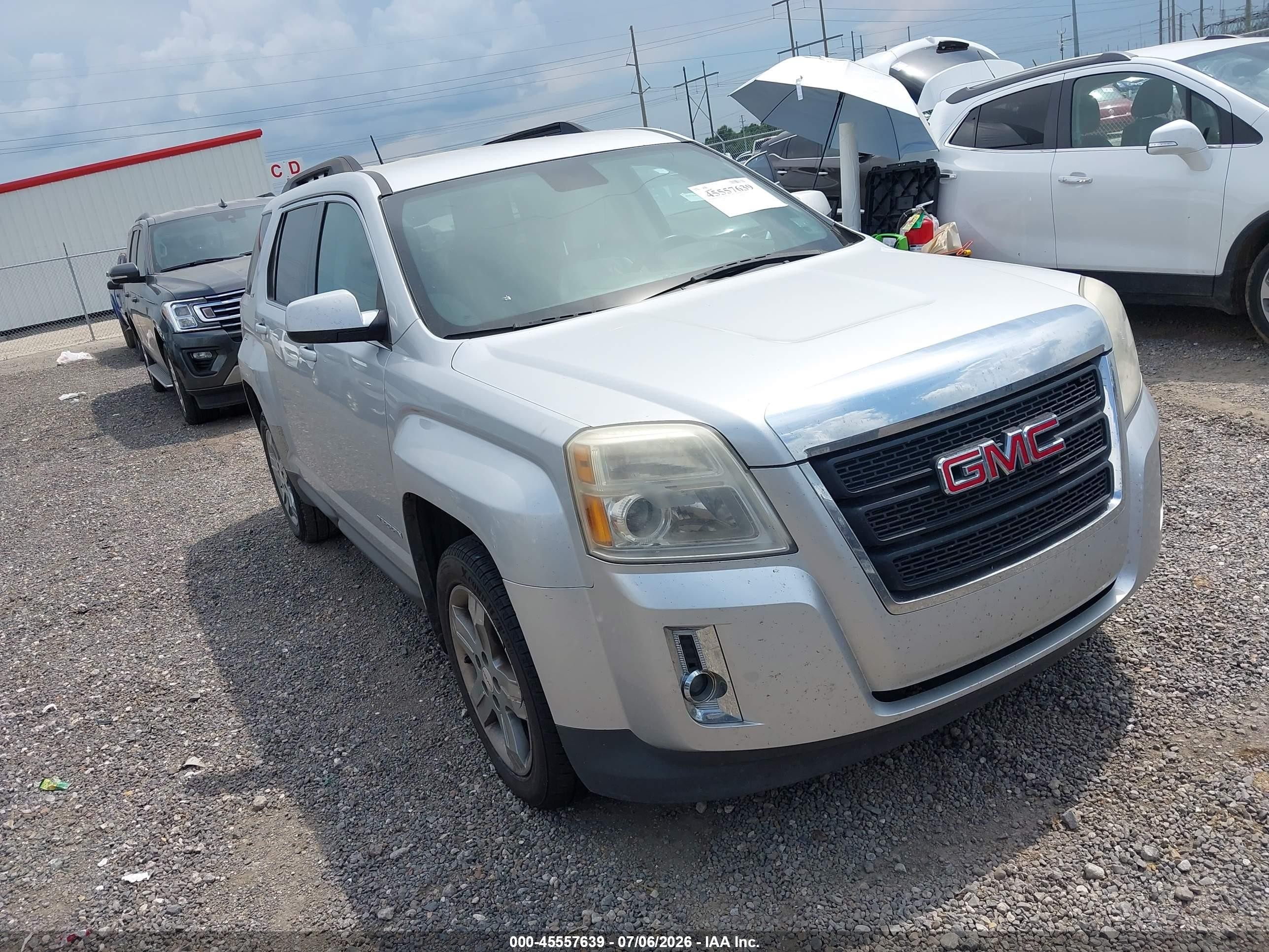 2013 Gmc Terrain Slt-1 Silver vin: 2GKALUEKXD6285644