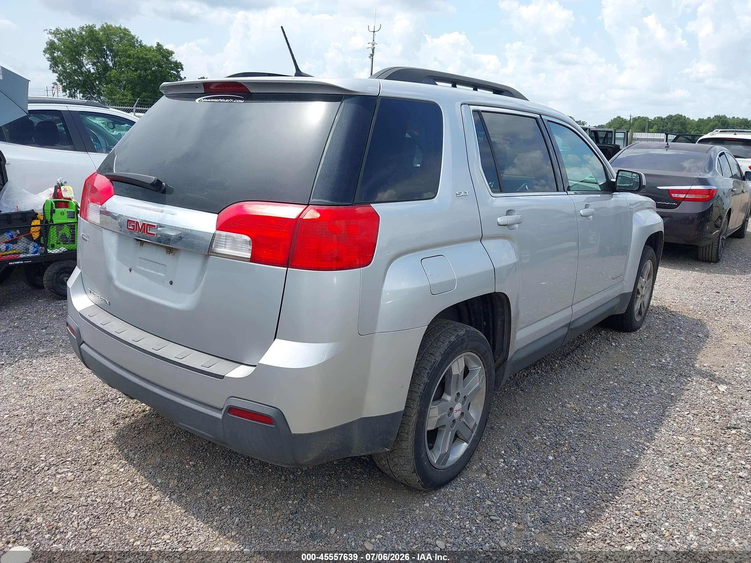 2013 Gmc Terrain Slt-1 Silver vin: 2GKALUEKXD6285644