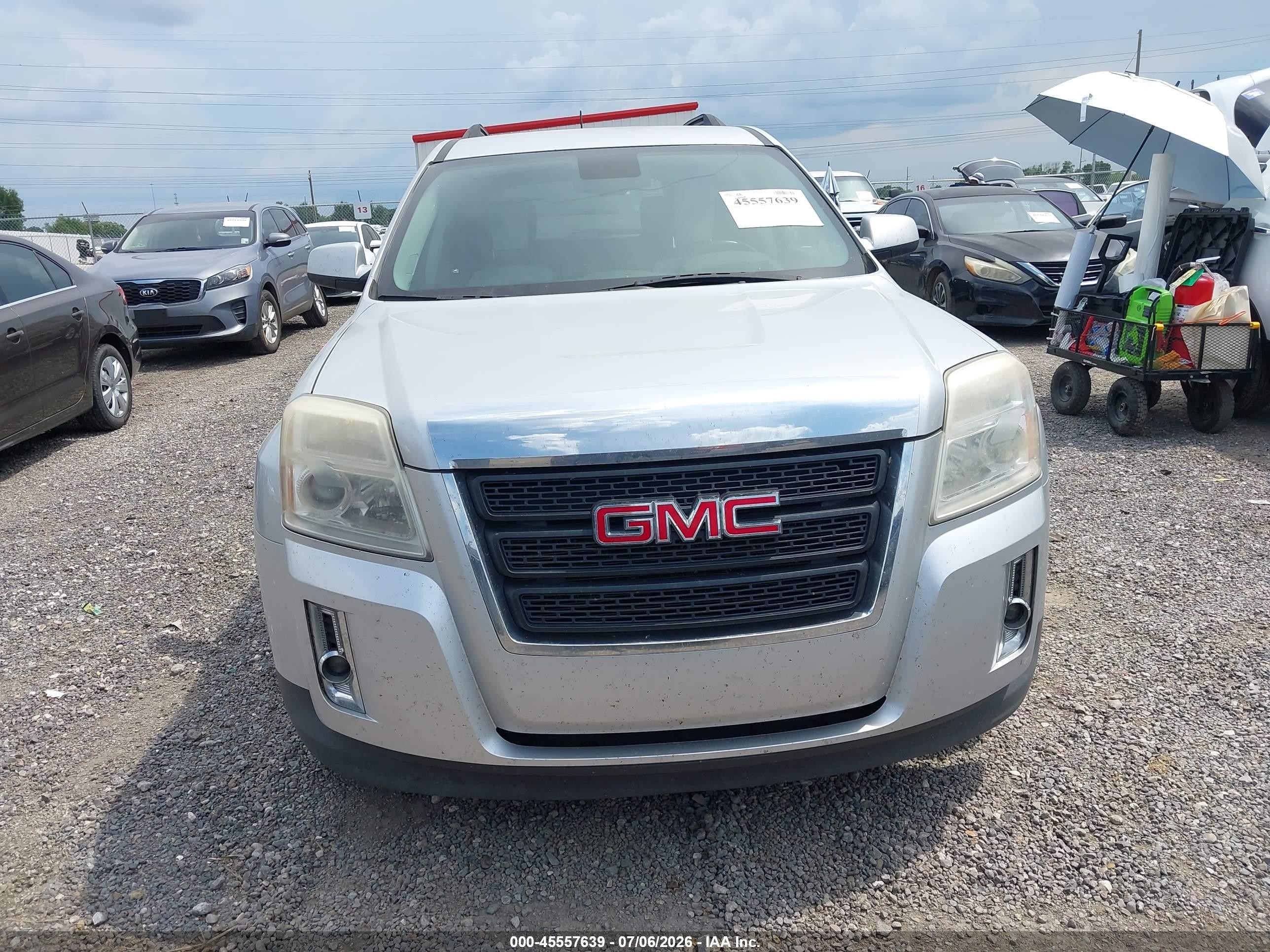 2013 Gmc Terrain Slt-1 Silver vin: 2GKALUEKXD6285644