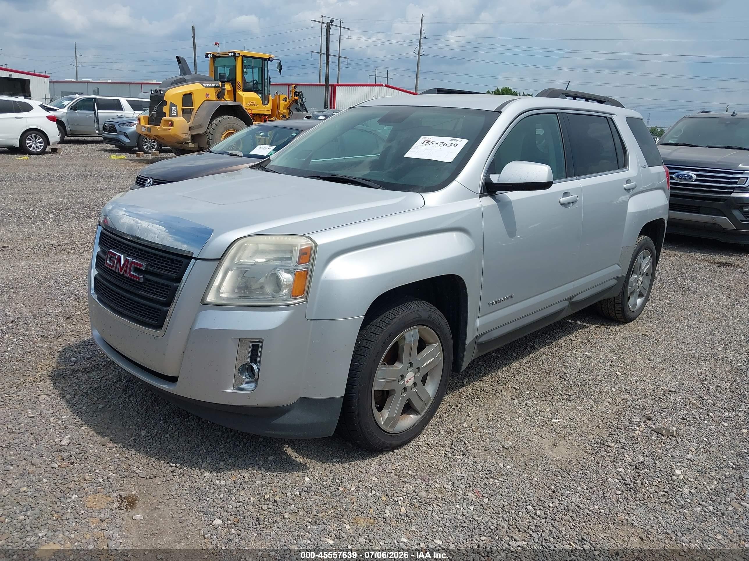 2013 Gmc Terrain Slt-1 Silver vin: 2GKALUEKXD6285644