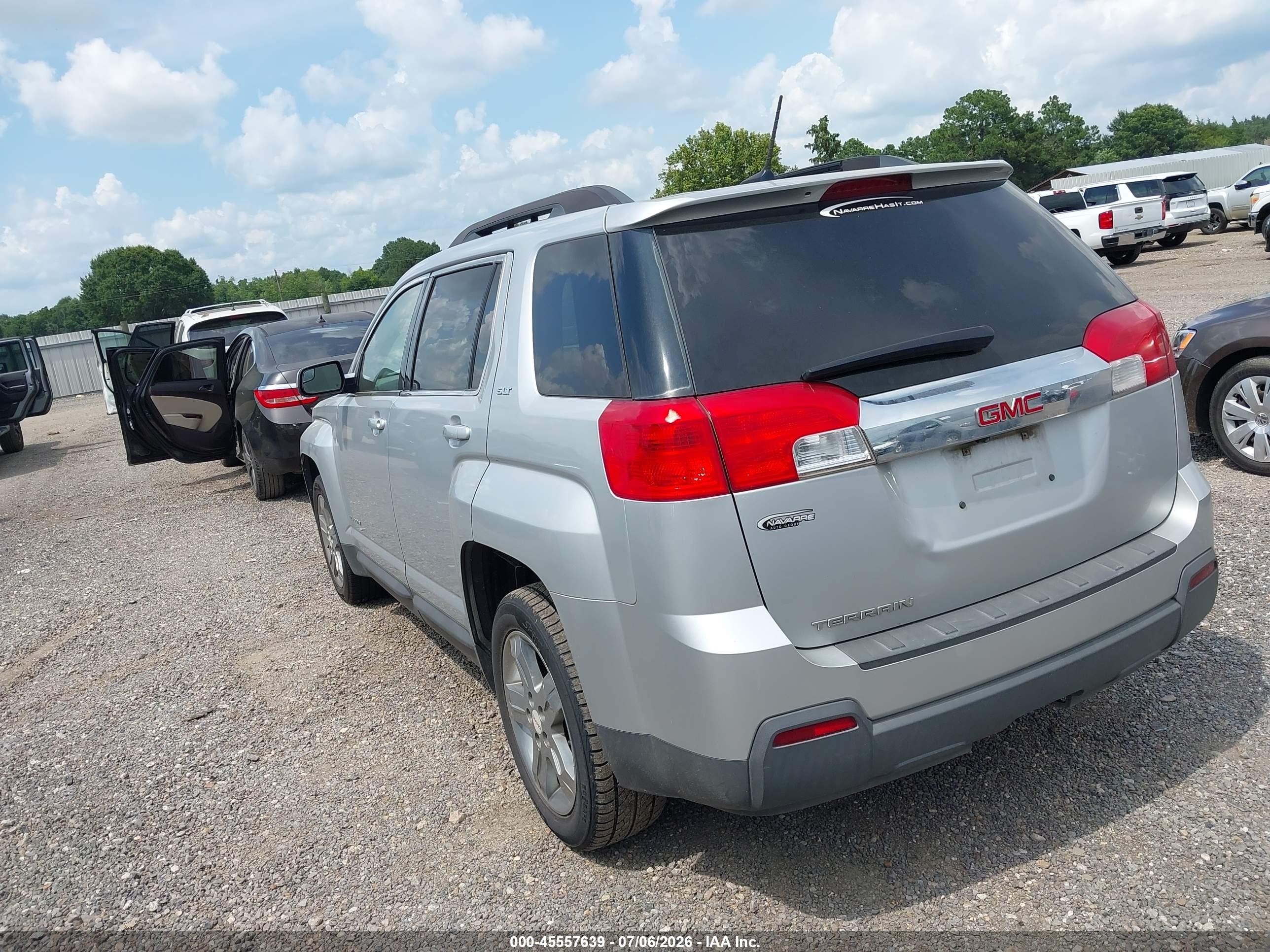 2013 Gmc Terrain Slt-1 Silver vin: 2GKALUEKXD6285644