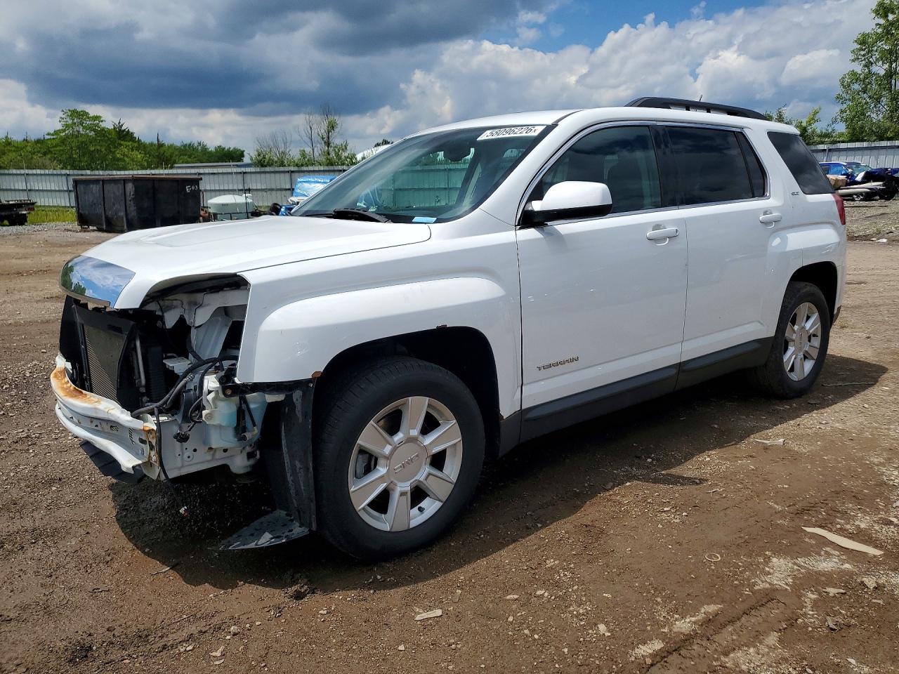 2013 Gmc Terrain Slt White vin: 2GKALUEKXD6419617