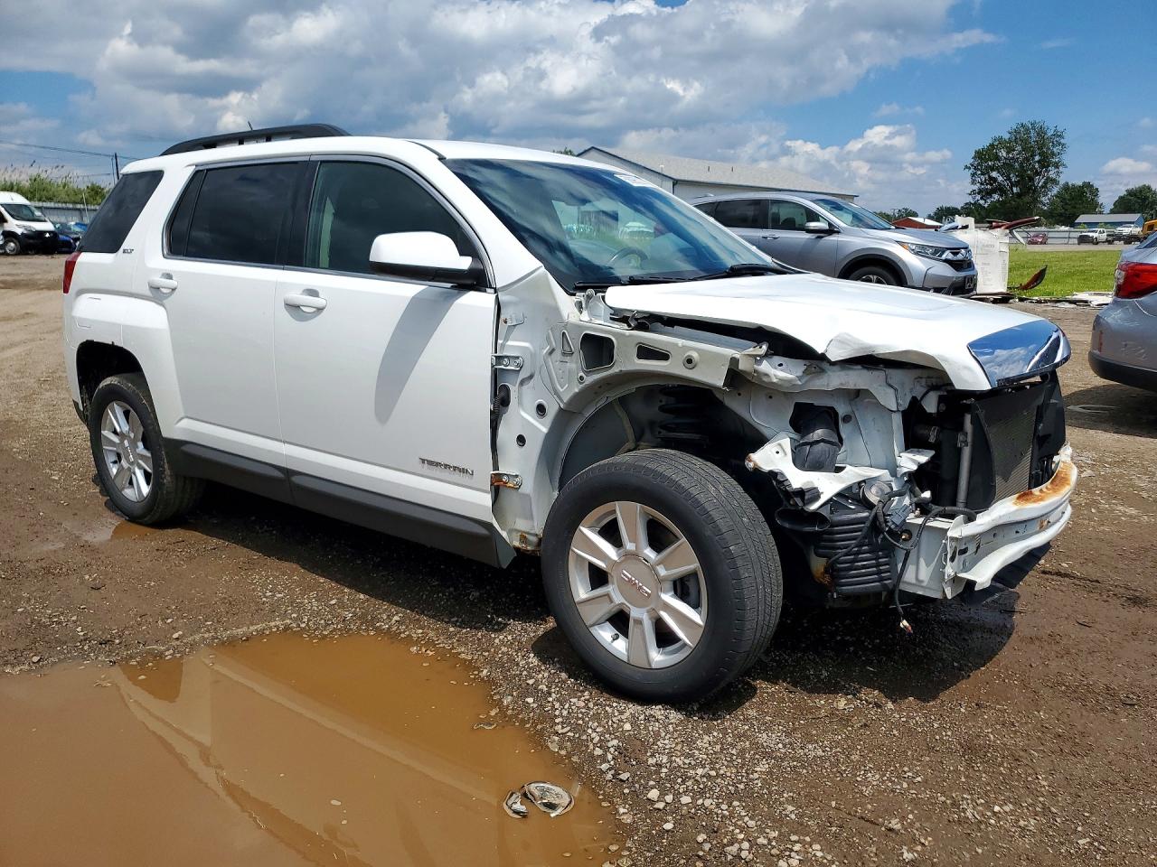 2013 Gmc Terrain Slt Белый vin: 2GKALUEKXD6419617