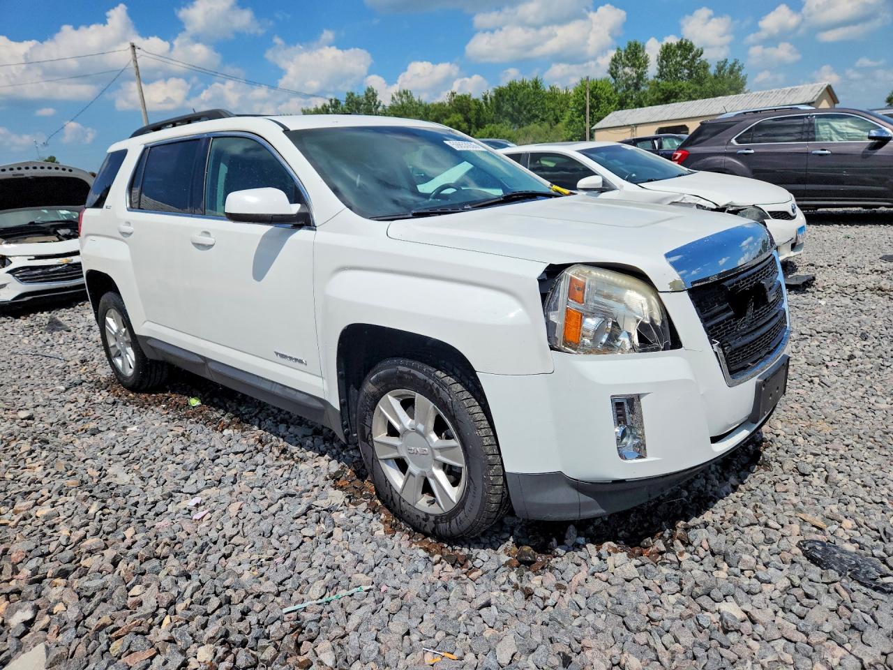 2013 Gmc Terrain Slt White vin: 2GKALUEKXD6424994
