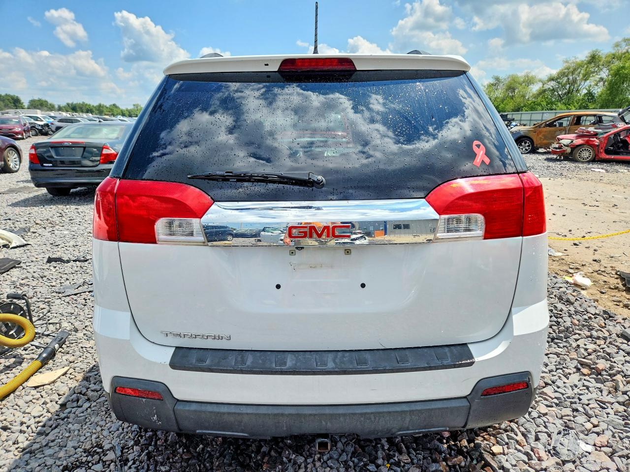 2013 Gmc Terrain Slt White vin: 2GKALUEKXD6424994