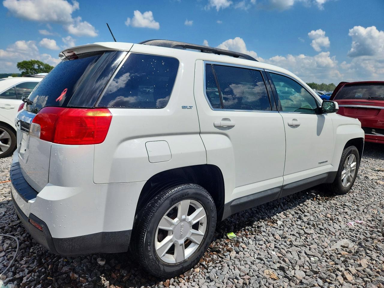 2013 Gmc Terrain Slt White vin: 2GKALUEKXD6424994