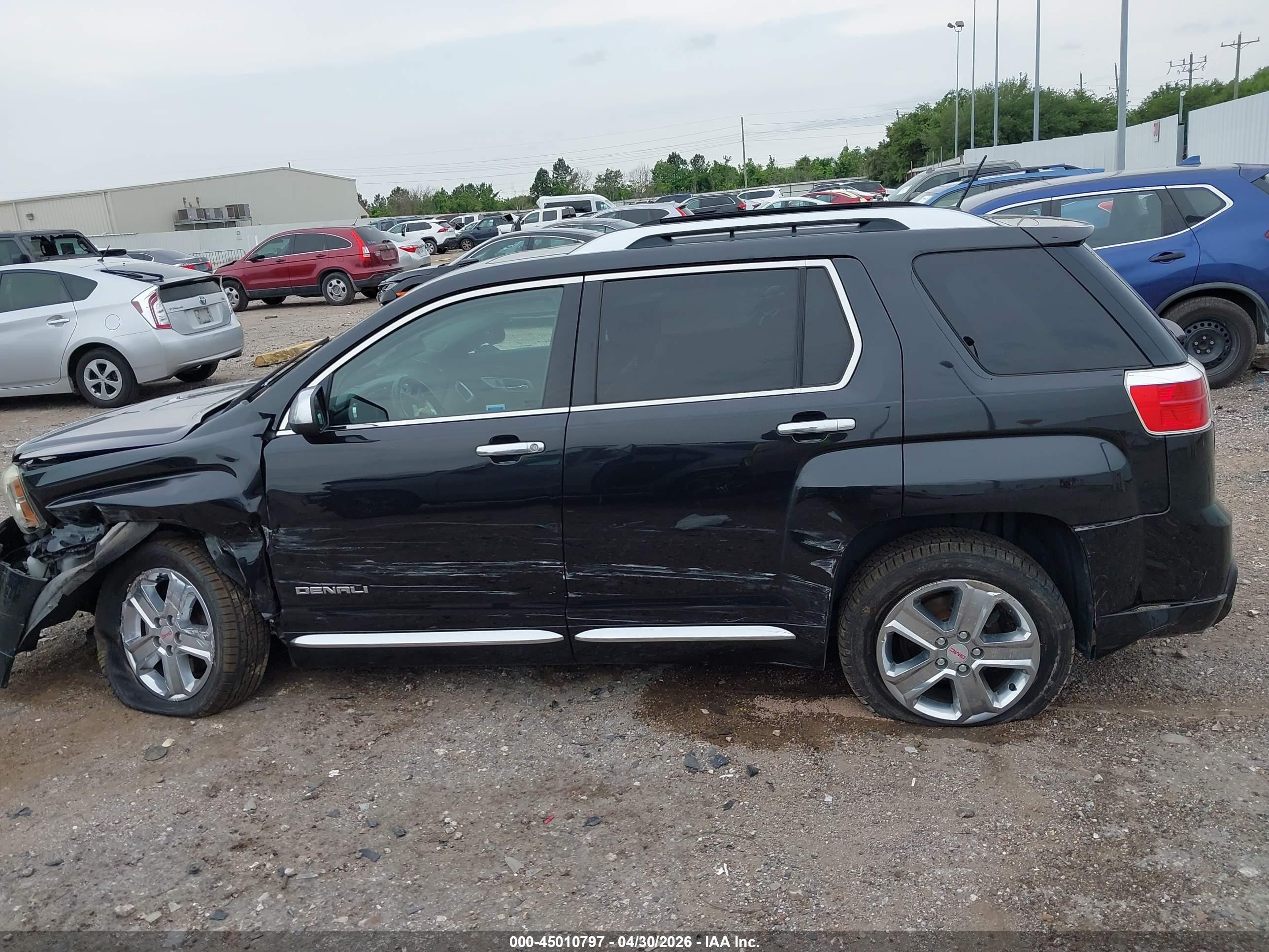 2015 Gmc Terrain Denali Black vin: 2GKALUEKXF6171842