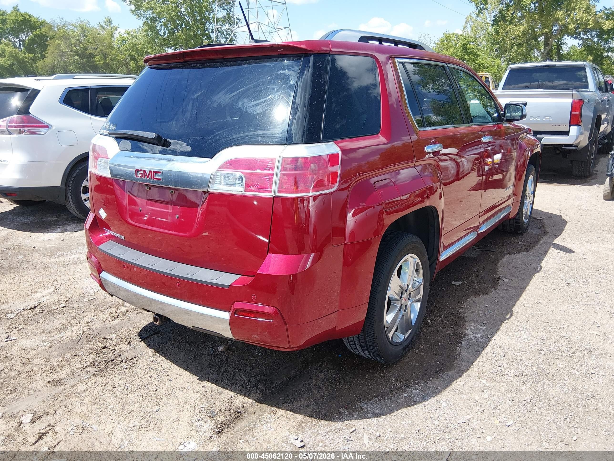 2015 Gmc Terrain Denali Red vin: 2GKALUEKXF6295593