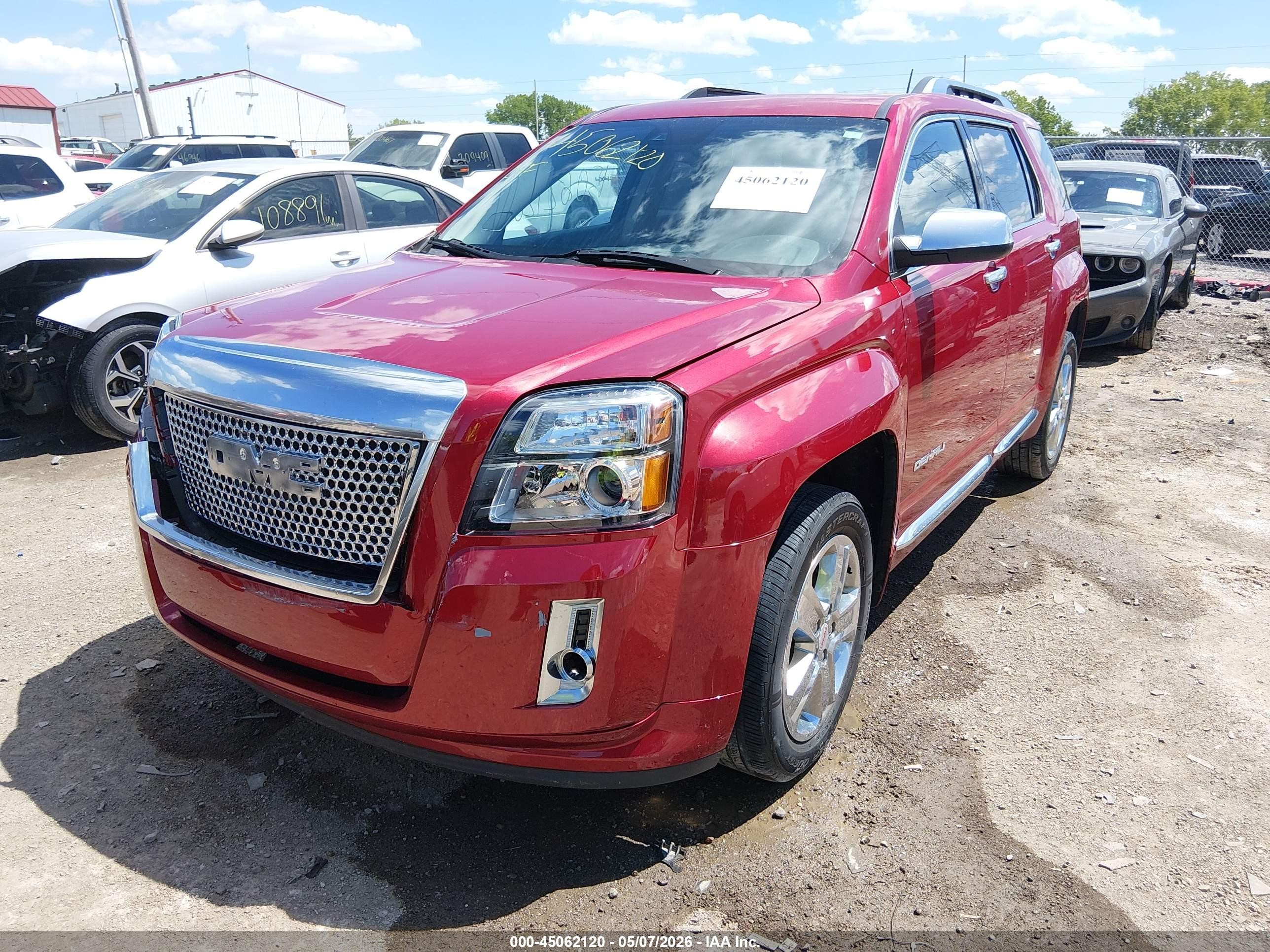 2015 Gmc Terrain Denali Red vin: 2GKALUEKXF6295593